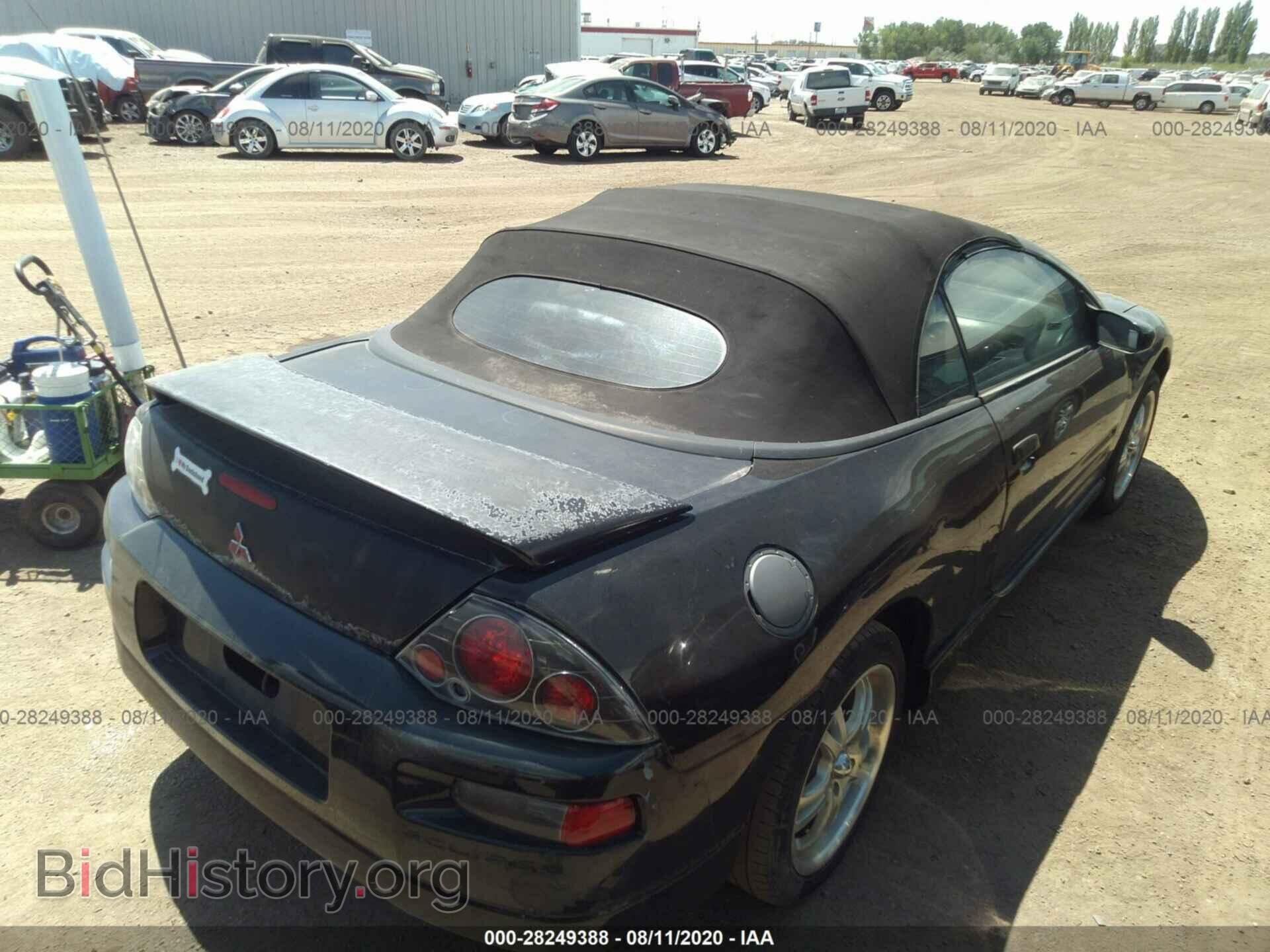 2001 MITSUBISHI ECLIPSE - VIN: 4A3AE55H61E004282 - Фото 4