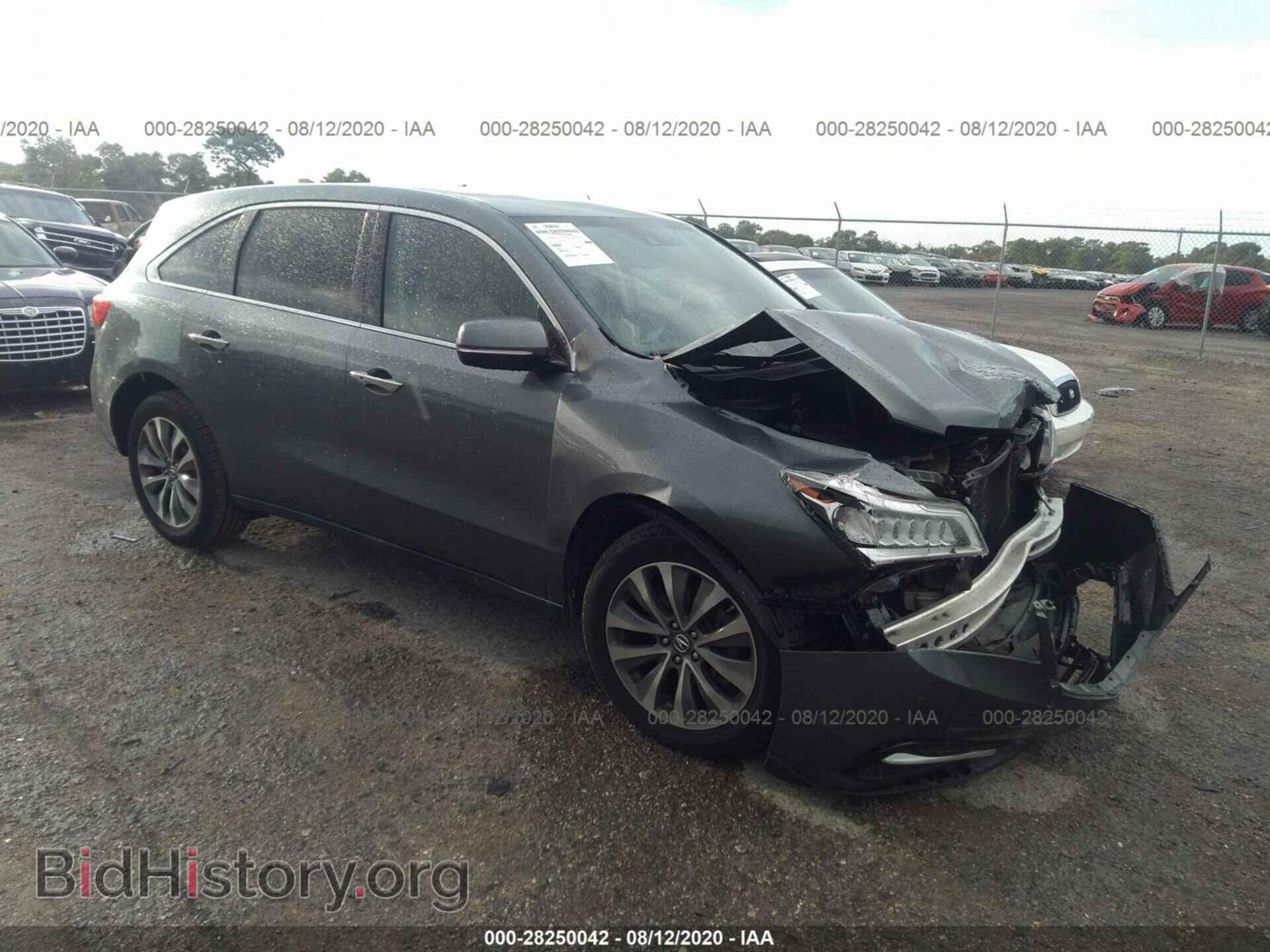 Фотография 5FRYD4H45EB043116 - ACURA MDX 2014