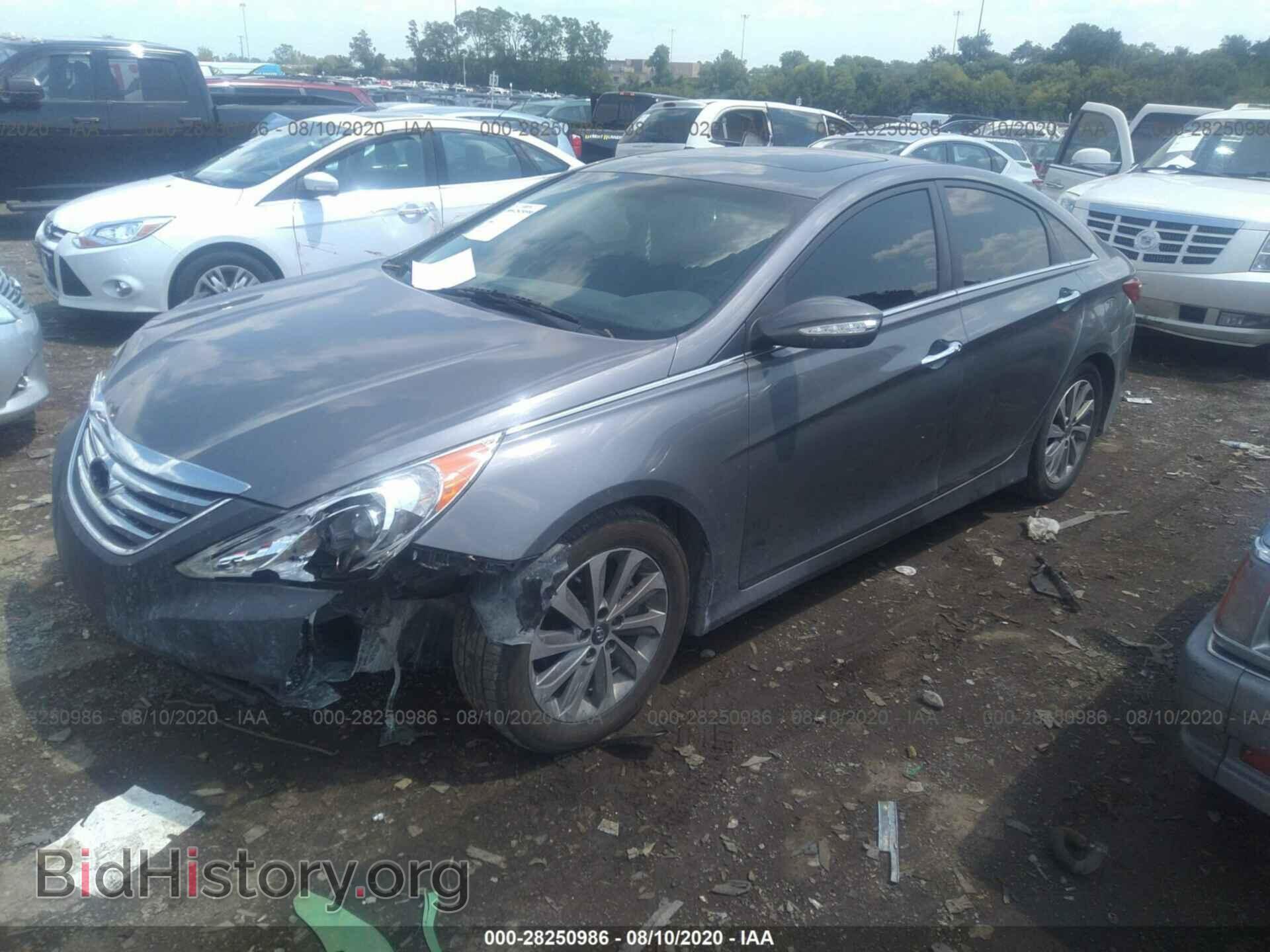 2014 HYUNDAI SONATA - VIN: 5NPEC4AC1EH898860 - Фото 2