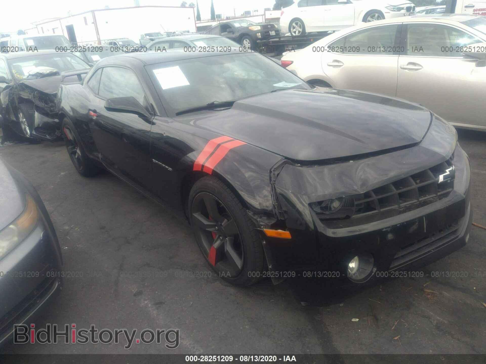 Photo 2G1FB1E33C9133075 - CHEVROLET CAMARO 2012