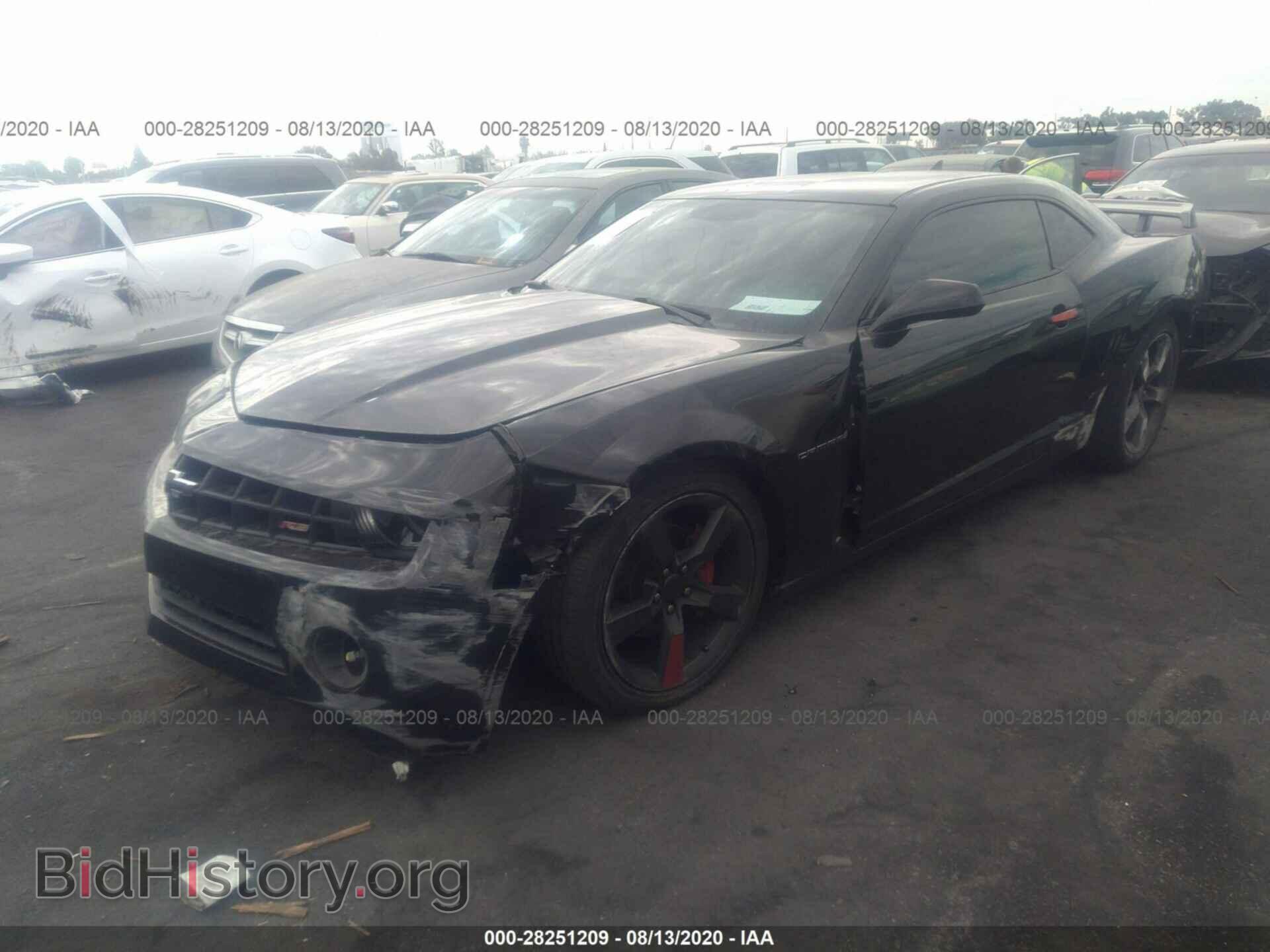 2012 CHEVROLET CAMARO - VIN: 2G1FB1E33C9133075 - Фото 2