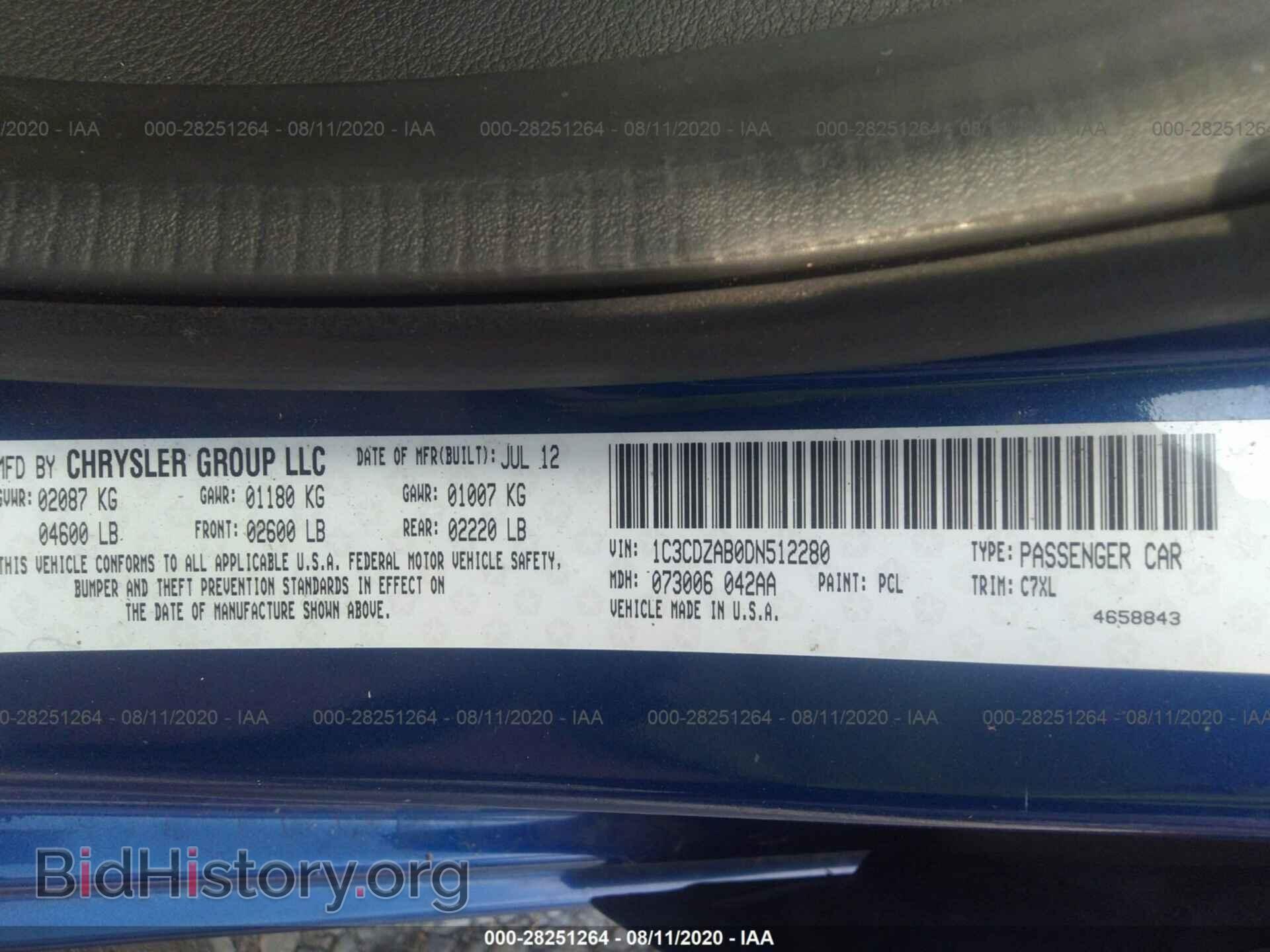 2013 DODGE AVENGER - VIN: 1C3CDZAB0DN512280 - Photo 9