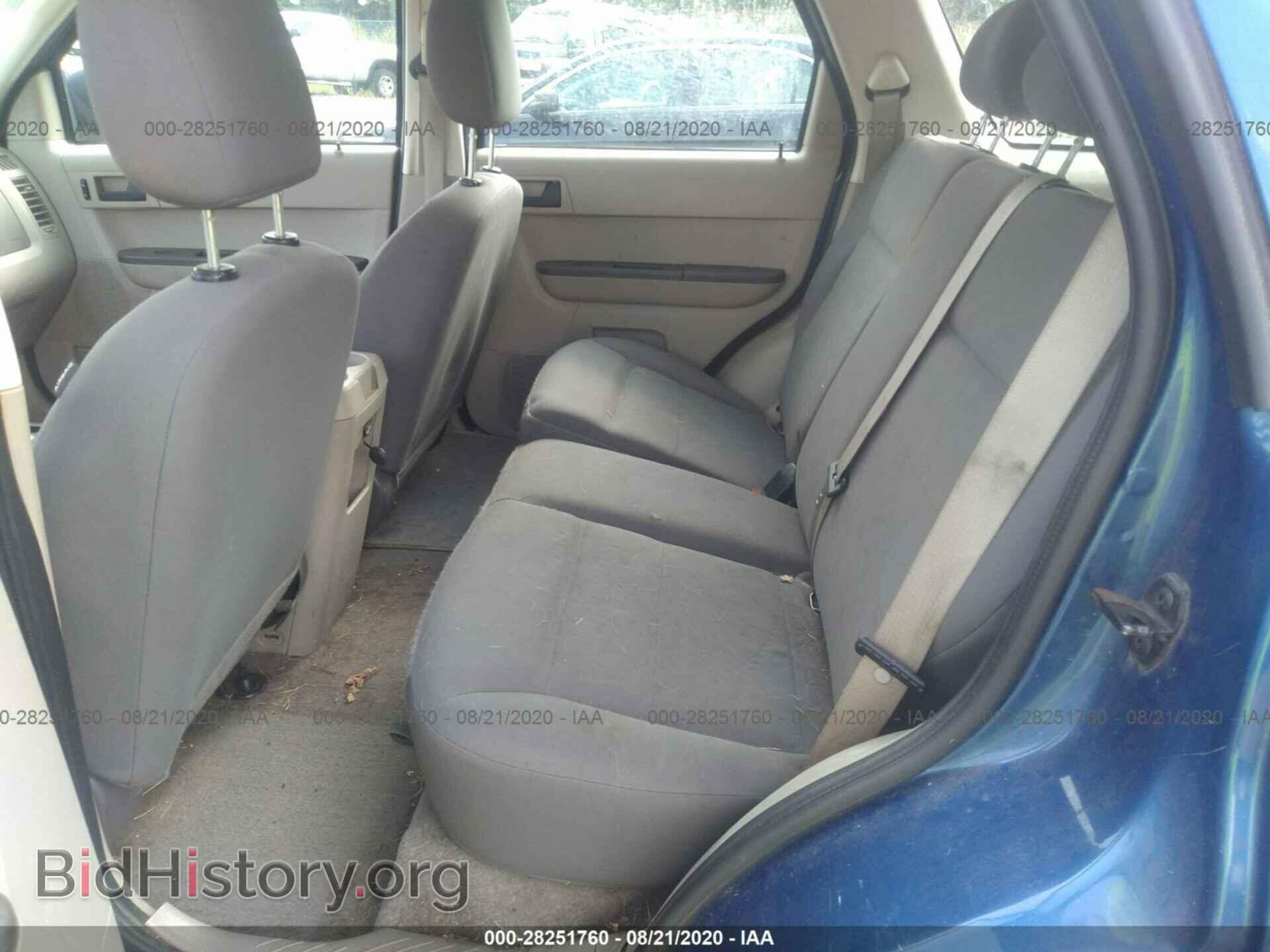 2008 FORD ESCAPE - VIN: 1FMCU02Z78KD50945 - Фото 8