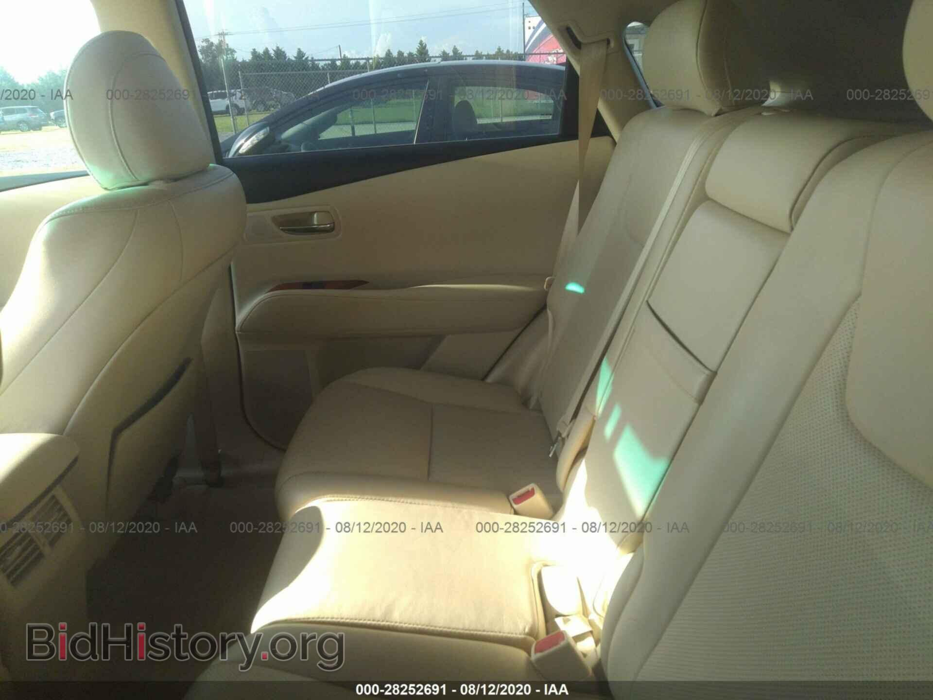 2011 LEXUS RX 350 - VIN: 2T2BK1BA6BC103412 - Фото 8