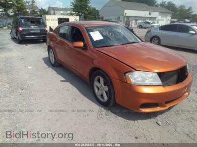 2011 Dodge AVENGER Mainstreet, orange — VIN 1B3BD1FB3BN621879, IAAI