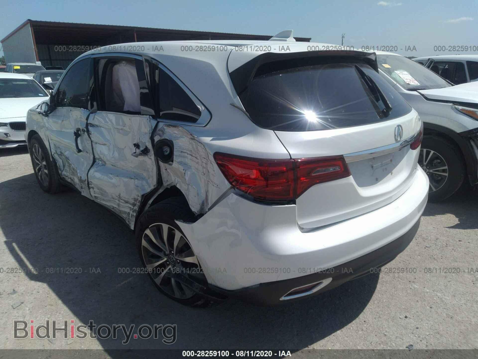 2016 ACURA MDX - VIN: 5FRYD4H42GB016149 - Photo 3