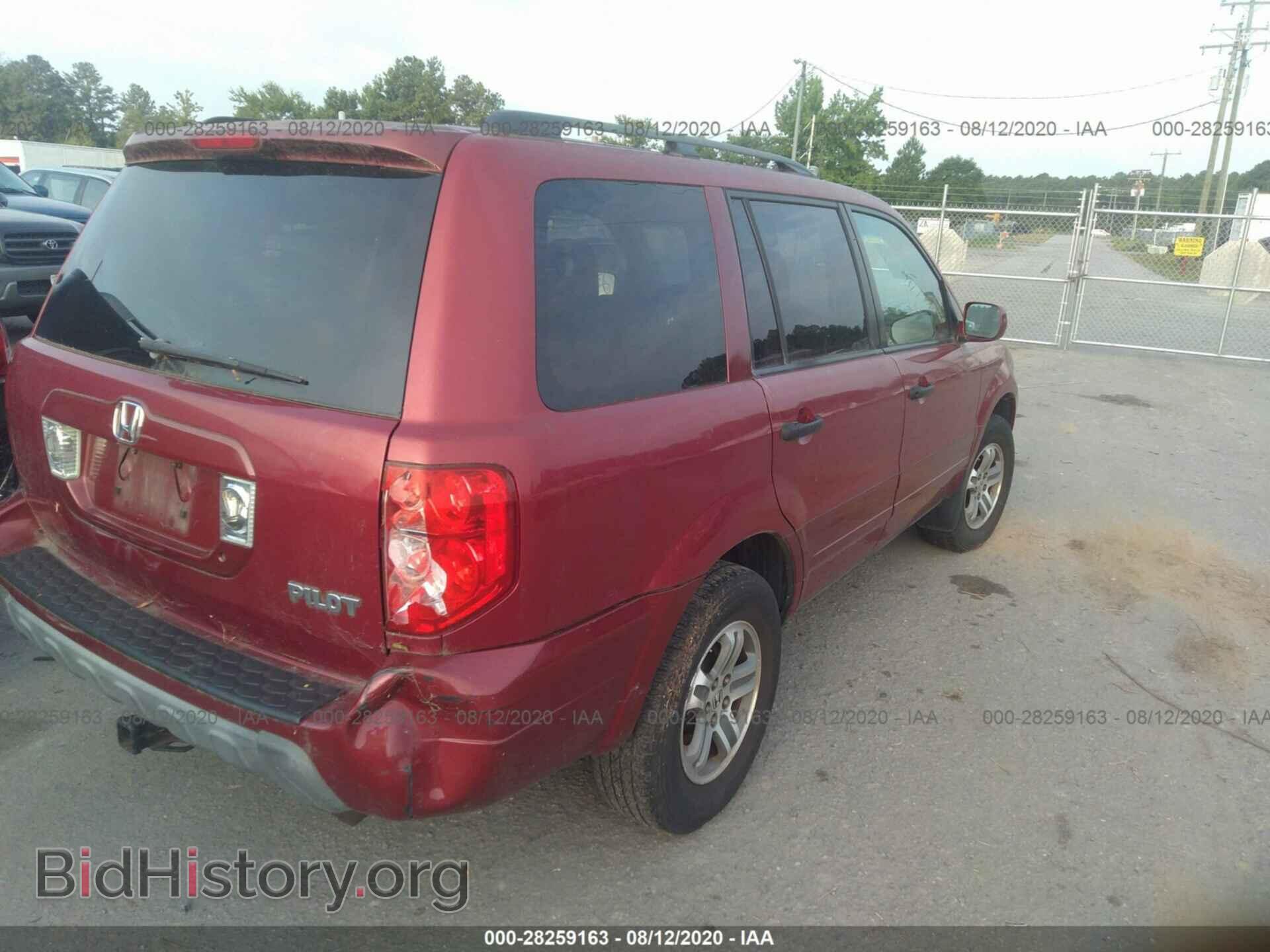 2005 HONDA PILOT - VIN: 5FNYF18625B005970 - Фото 4