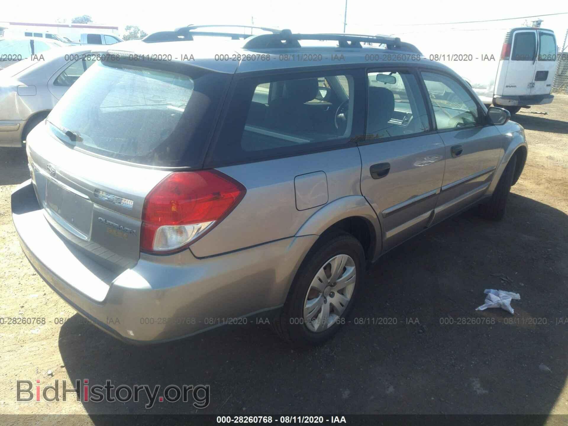 2008 SUBARU OUTBACK - VIN: 4S4BP60C486328897 - Фото 4