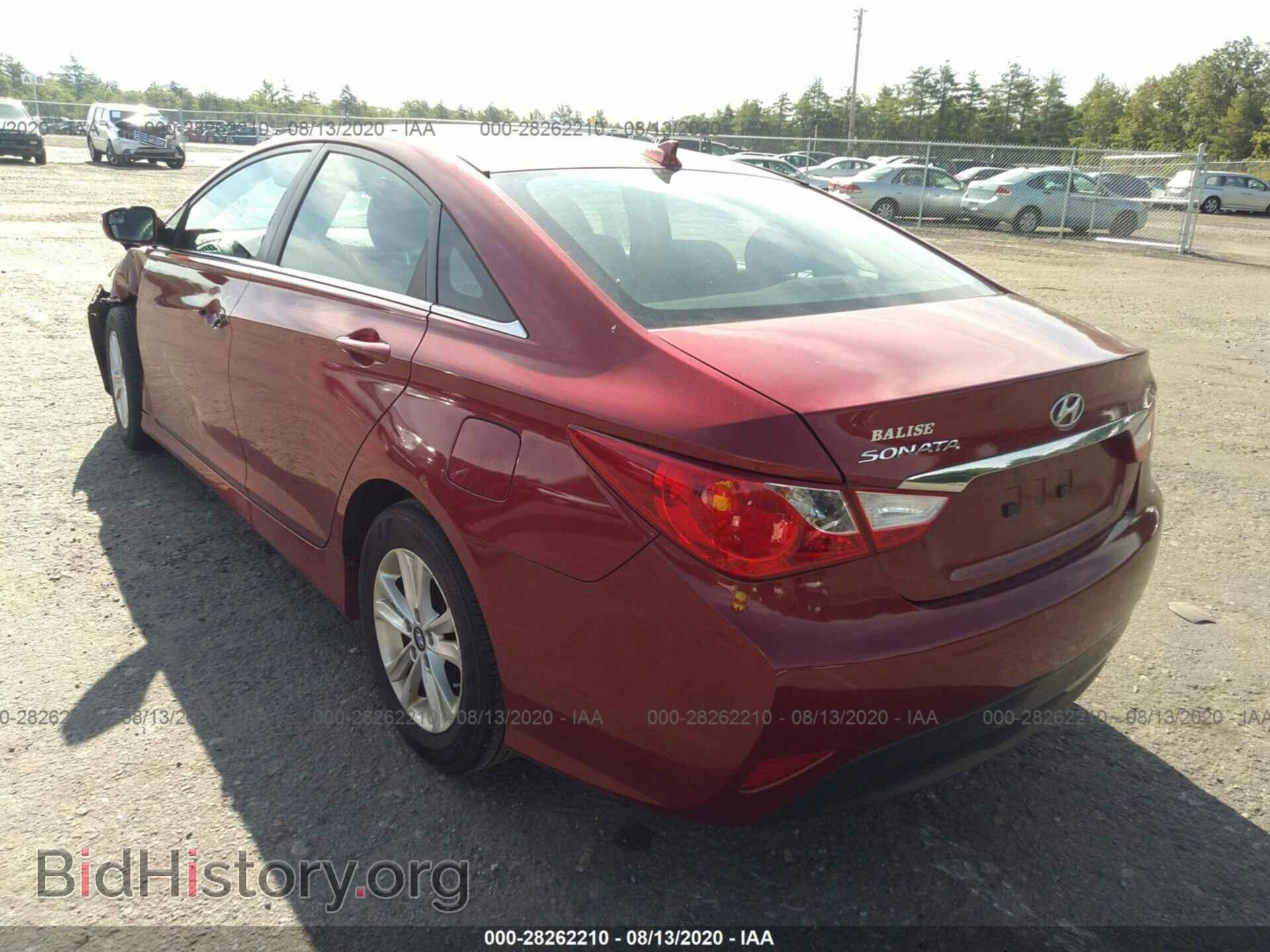 2014 HYUNDAI SONATA - VIN: 5NPEB4AC4EH820558 - Фото 3