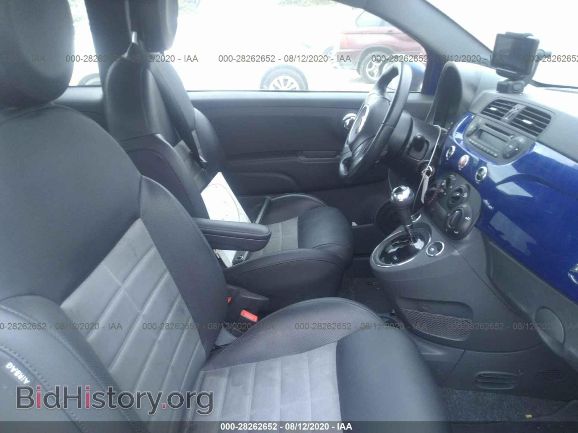 2012 FIAT 500 - VIN: 3C3CFFBR2CT363504 - Фото 5