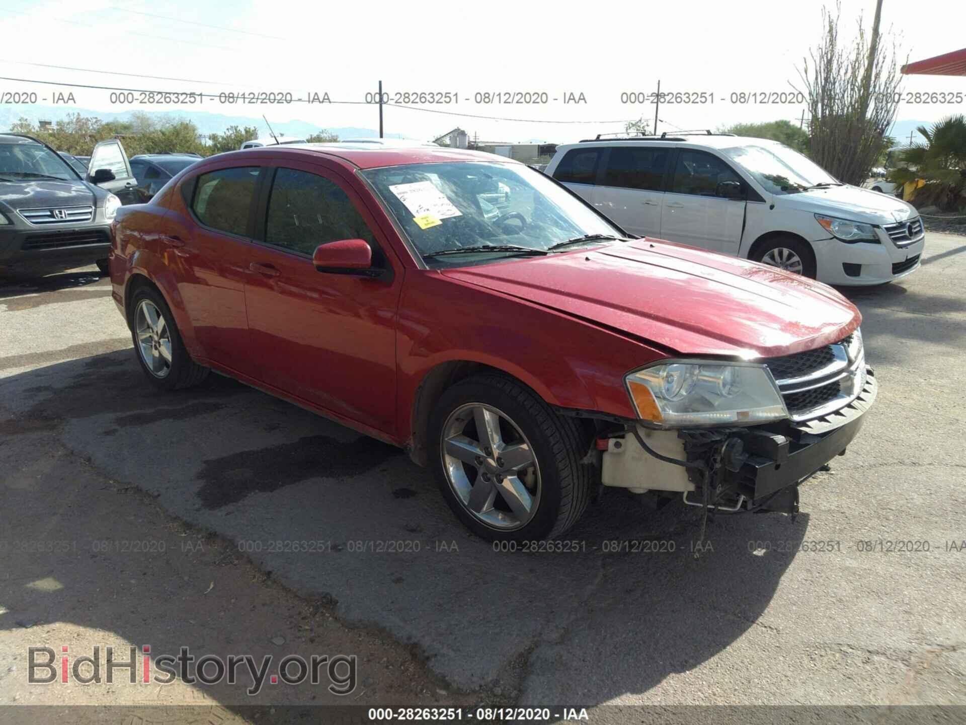 Фотография 1B3BD2FGXBN526169 - DODGE AVENGER 2011