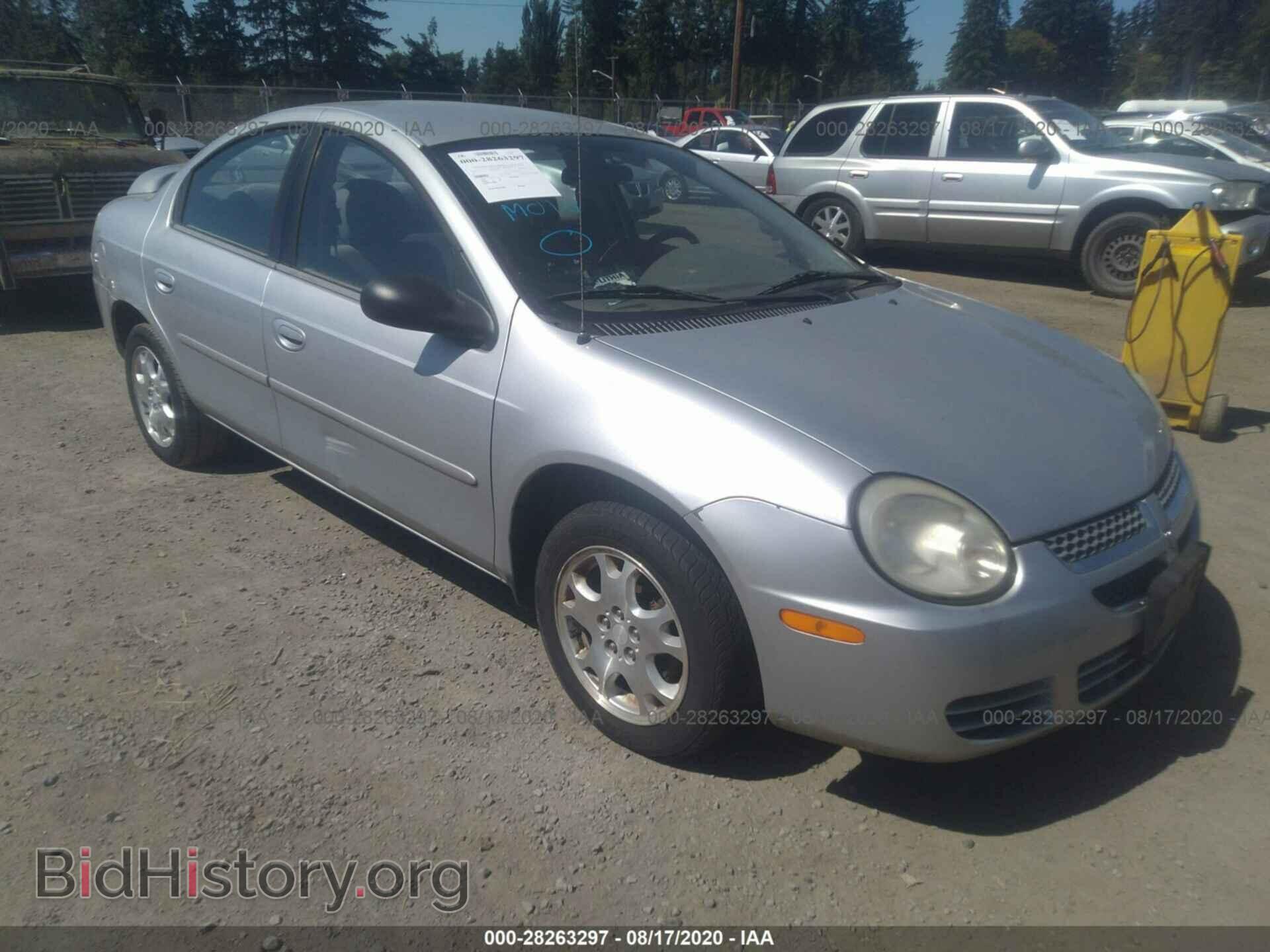 Photo 1B3ES56C75D108891 - DODGE NEON 2005