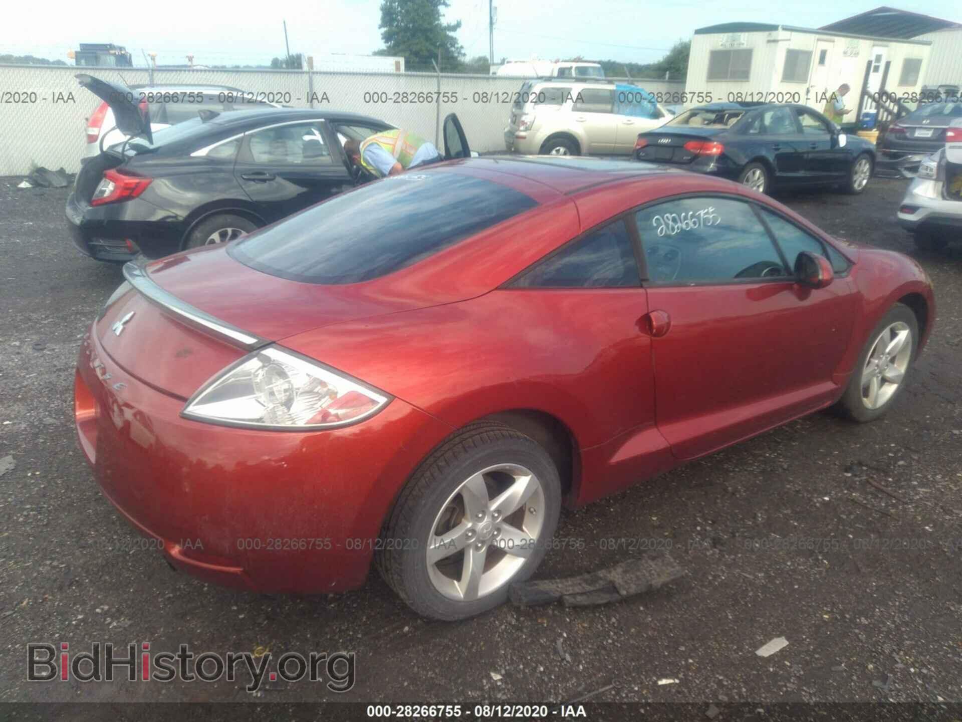 2008 MITSUBISHI ECLIPSE - VIN: 4A3AK24F98E001703 - Фото 4