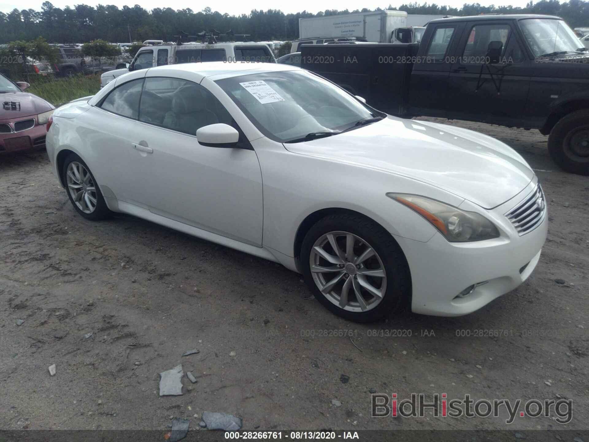 Photo JN1CV6FE0BM952063 - INFINITI G37 CONVERTIBLE 2011