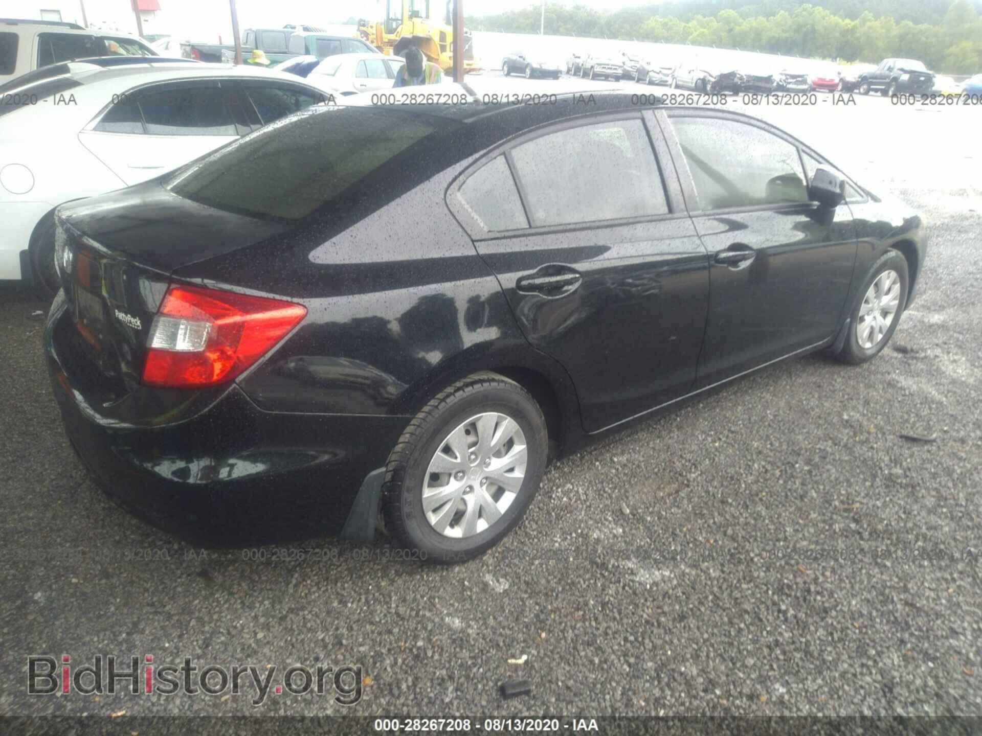 2012 HONDA CIVIC SDN - VIN: 2HGFB2E54CH549898 - Фото 4