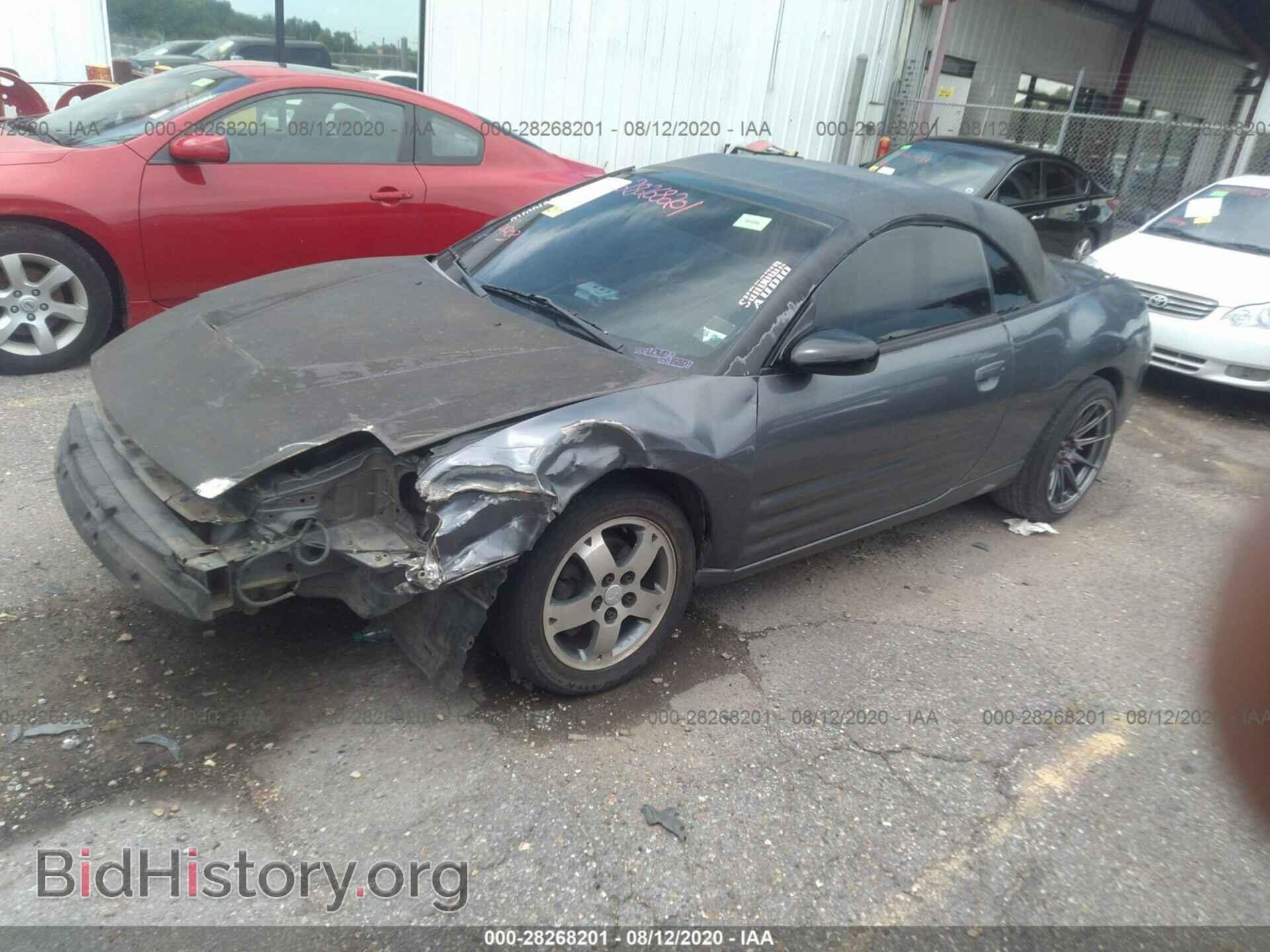 2003 MITSUBISHI ECLIPSE - VIN: 4A3AE45G33E134783 - Фото 2