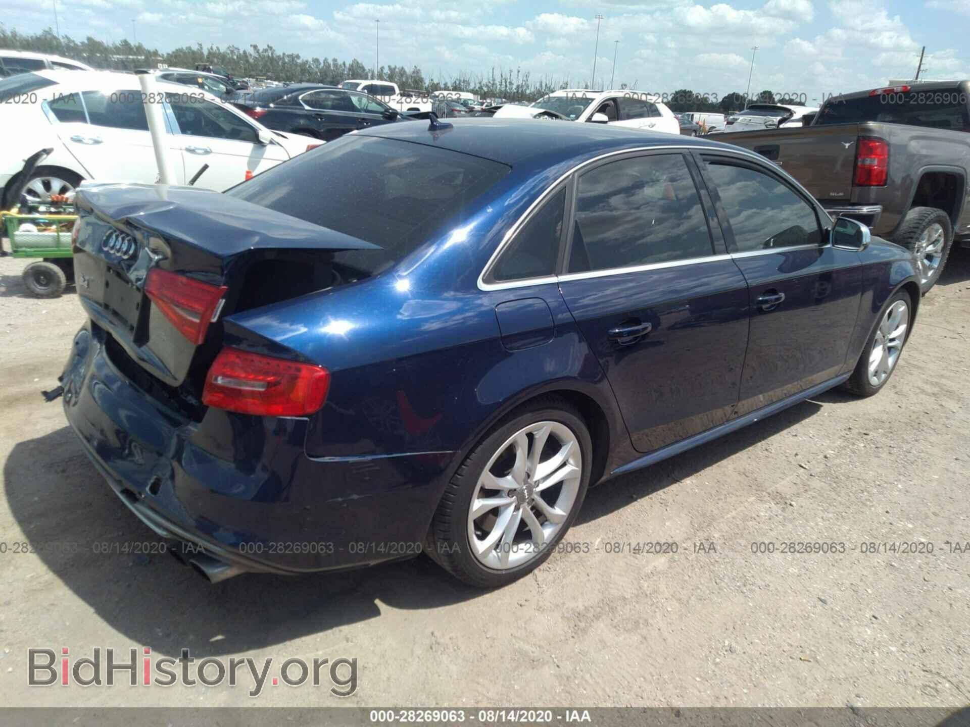 2014 AUDI S4 - VIN: WAUDGAFL1EA072943 - Фото 4