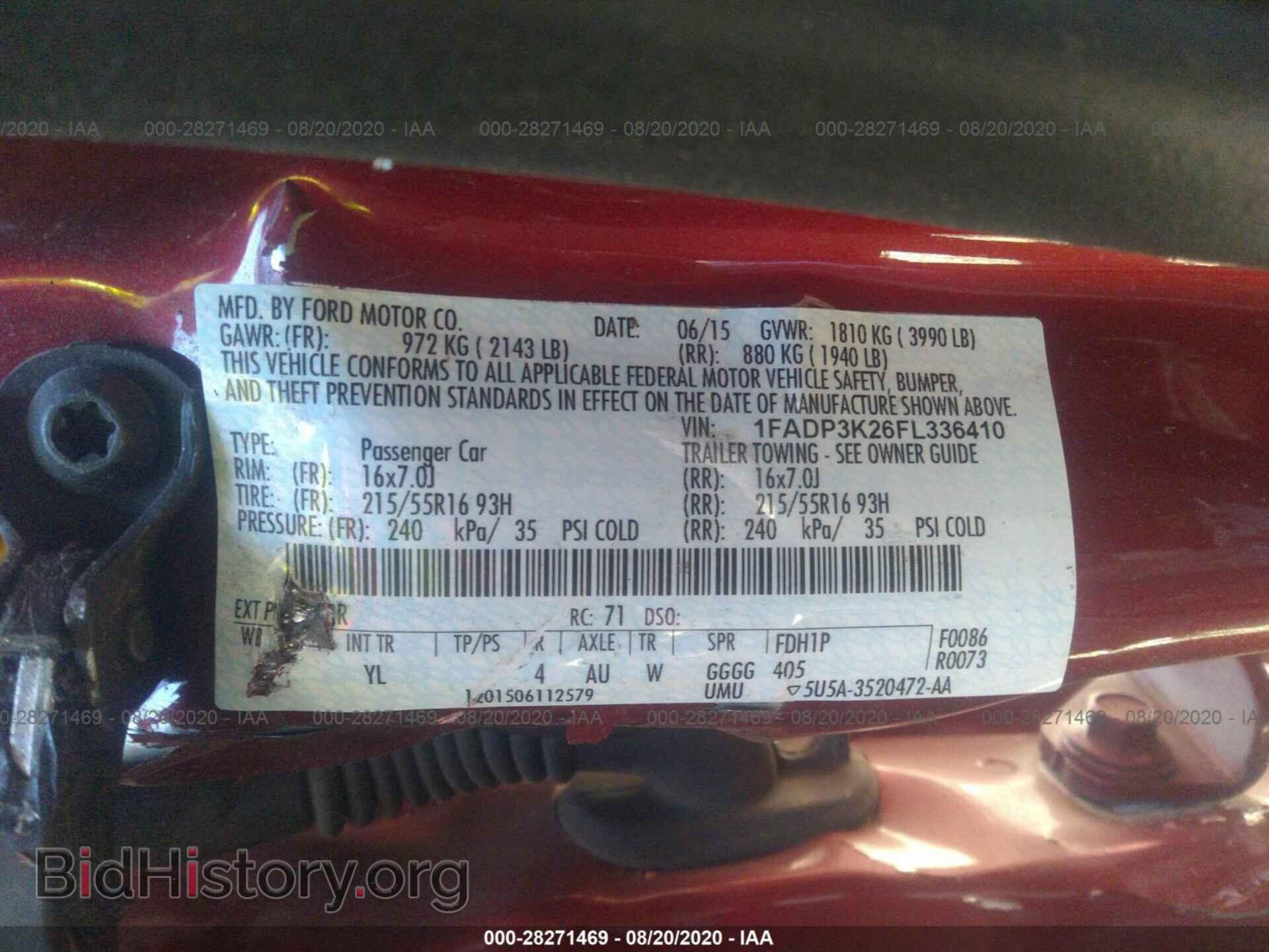 2015 FORD FOCUS - VIN: 1FADP3K26FL336410 - Photo 9