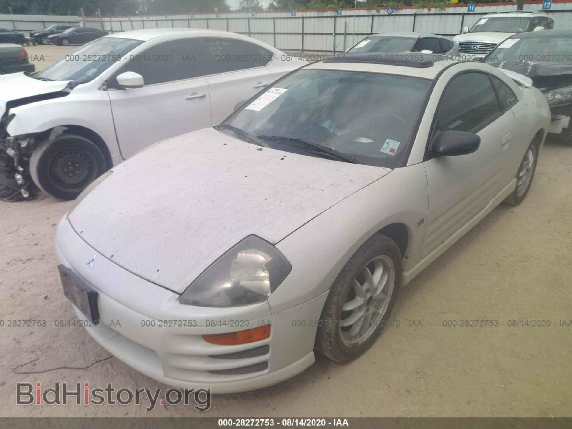 2002 MITSUBISHI ECLIPSE - VIN: 4A3AC54H52E069925 - Фото 2