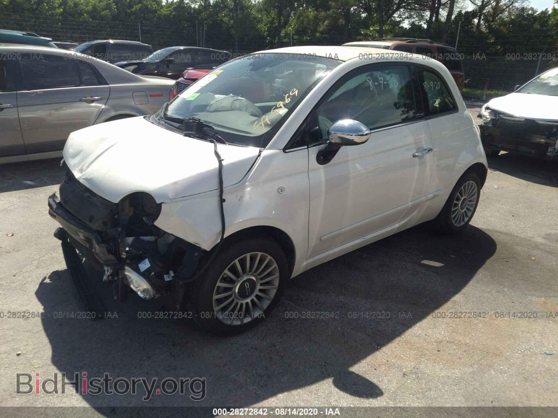 2013 FIAT 500 - VIN: 3C3CFFER4DT595969 - Фото 2