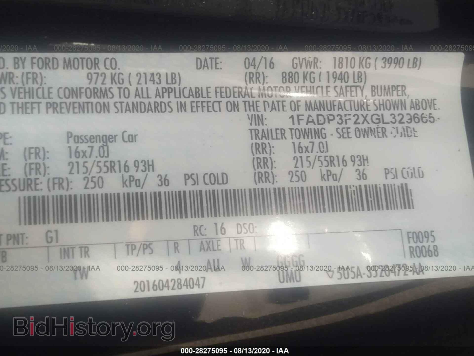 2016 FORD FOCUS - VIN: 1FADP3F2XGL329665 - Photo 9