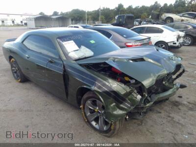 2019 Dodge CHALLENGER SXT, green — VIN 2C3CDZAG2KH677801, IAAI