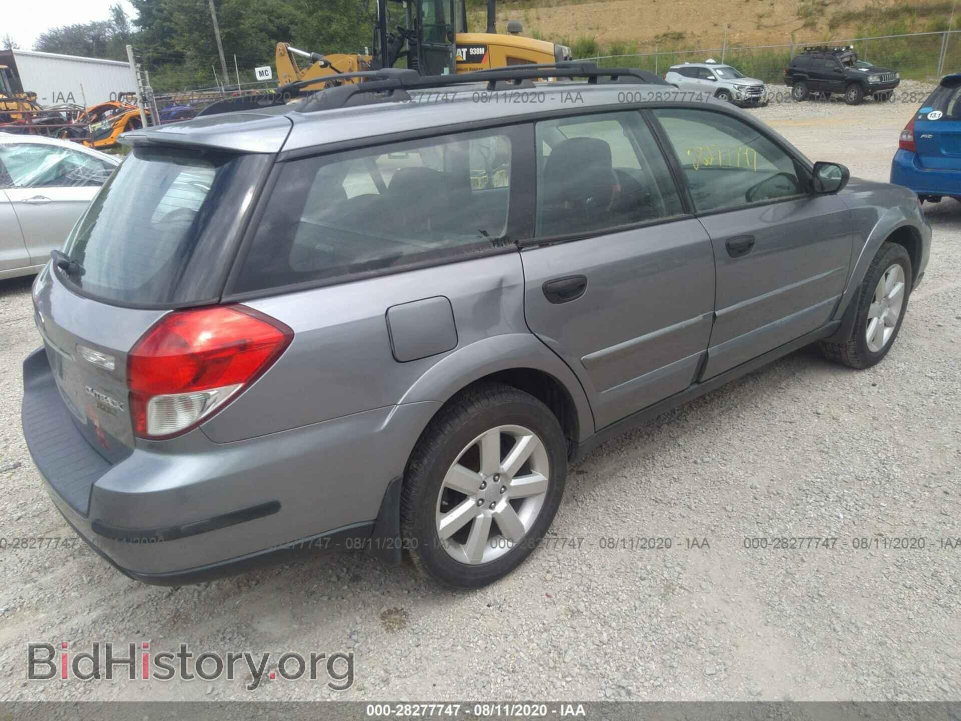 2009 SUBARU OUTBACK - VIN: 4S4BP61C997327089 - Фото 4