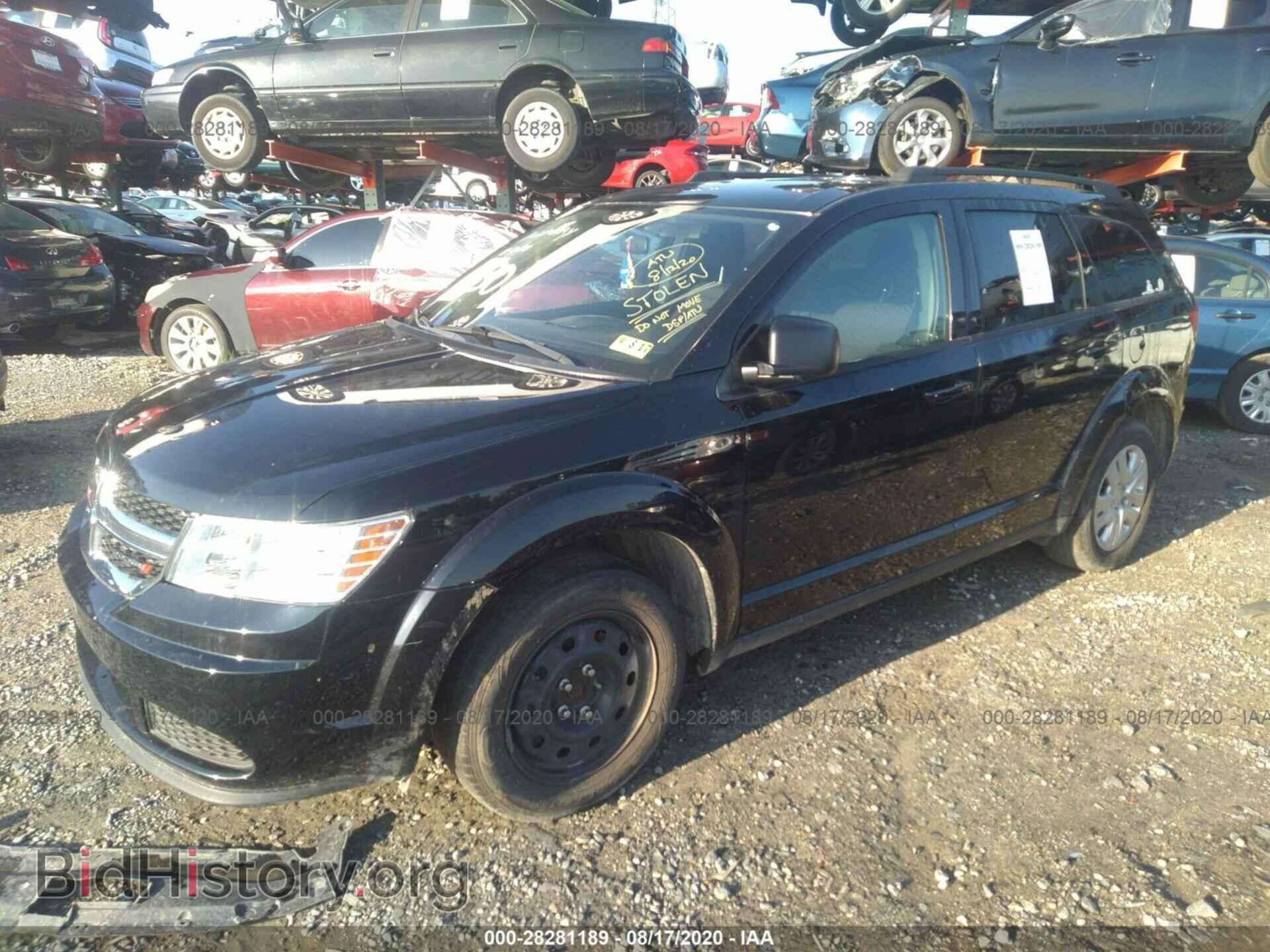 2016 DODGE JOURNEY - VIN: 3C4PDCAB4GT247085 - Фото 2