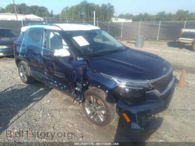 2021 Kia SELTOS S, blue — VIN KNDEU2AA1M7050609, IAAI