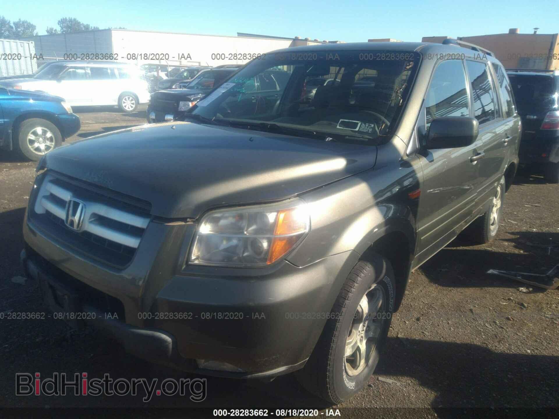 2006 HONDA PILOT - VIN: 2HKYF18436H512118 - Фото 2