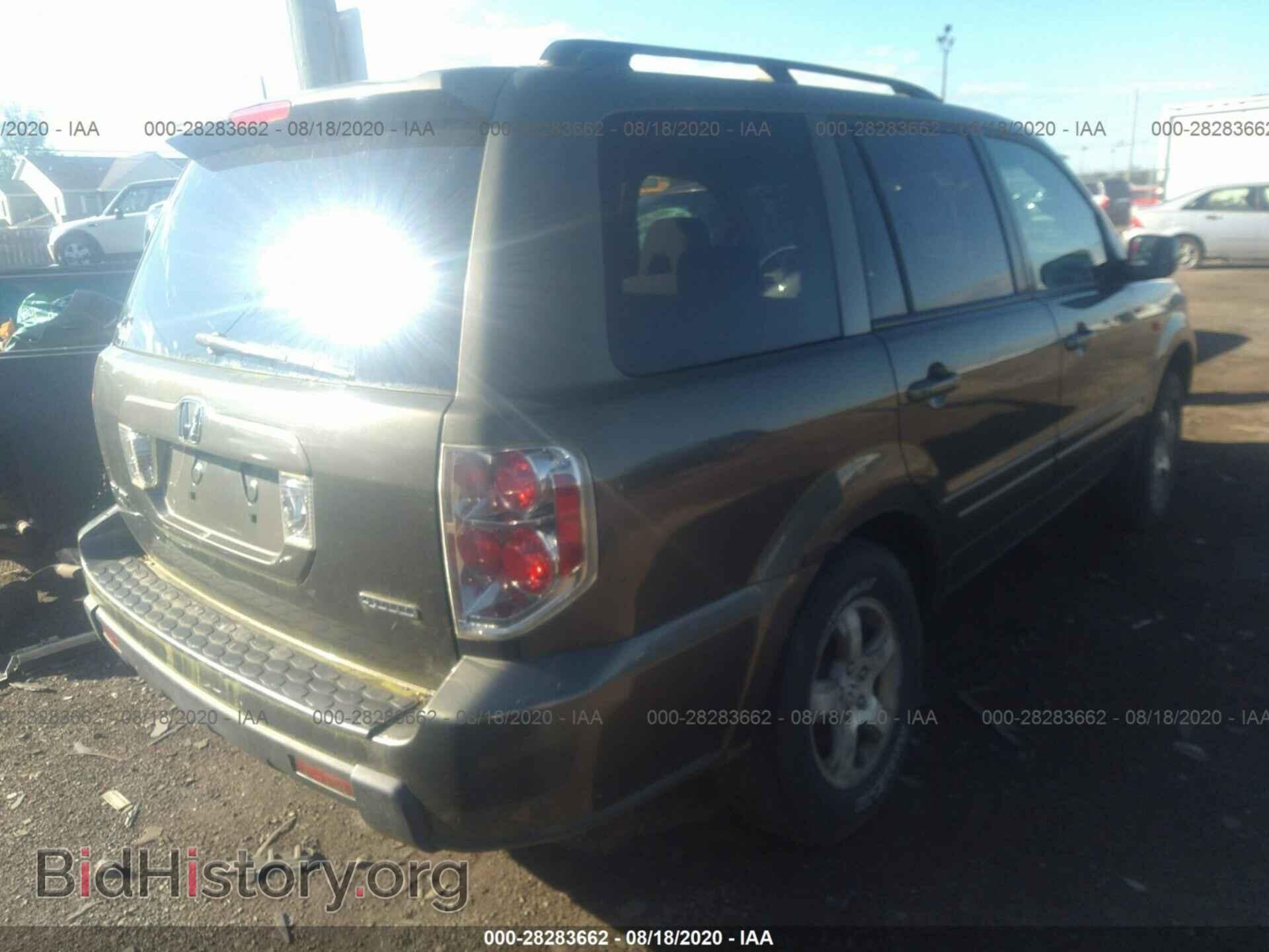 2006 HONDA PILOT - VIN: 2HKYF18436H512118 - Фото 4