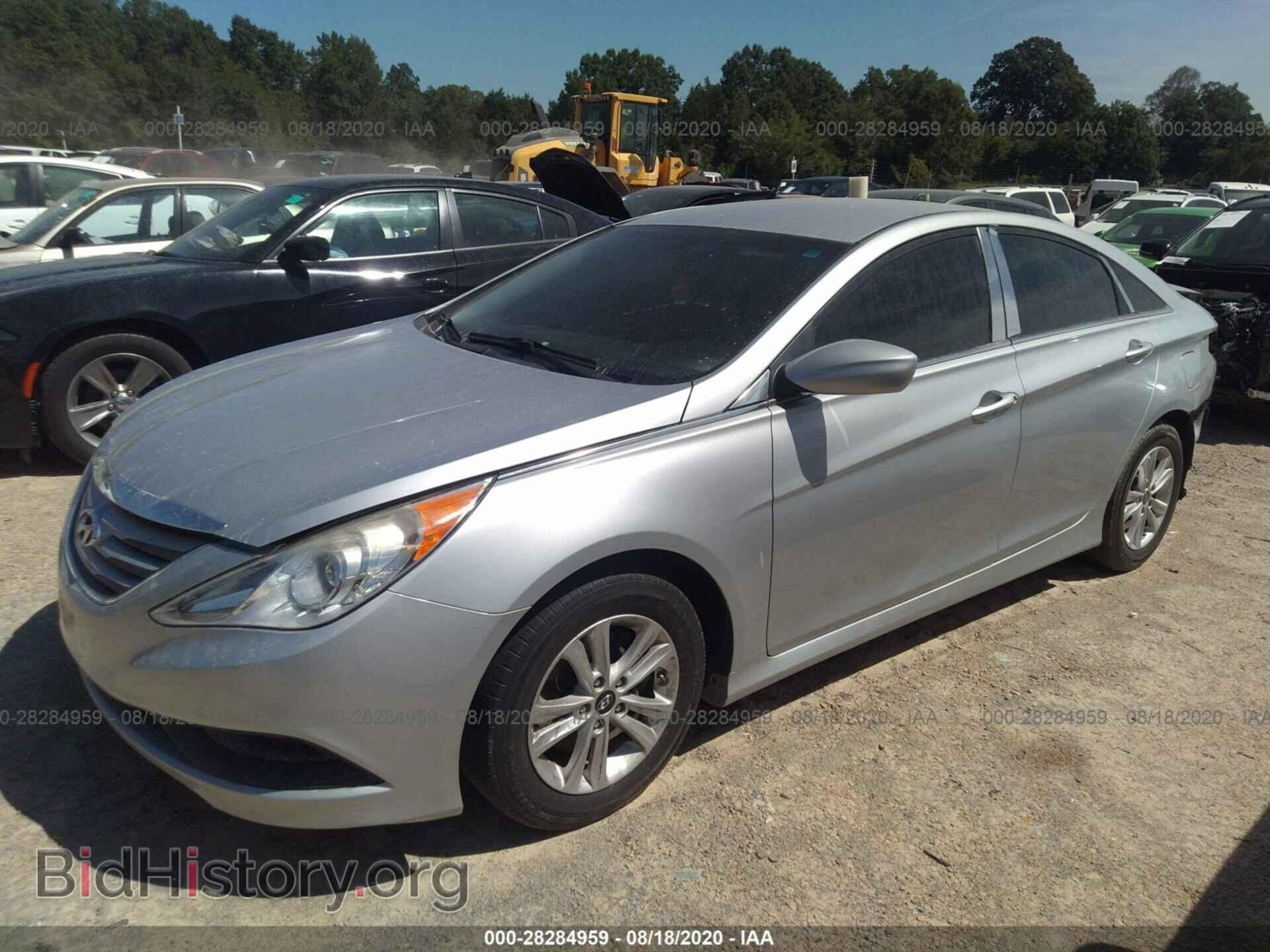 2014 HYUNDAI SONATA - VIN: 5NPEB4AC2EH887689 - Photo 2