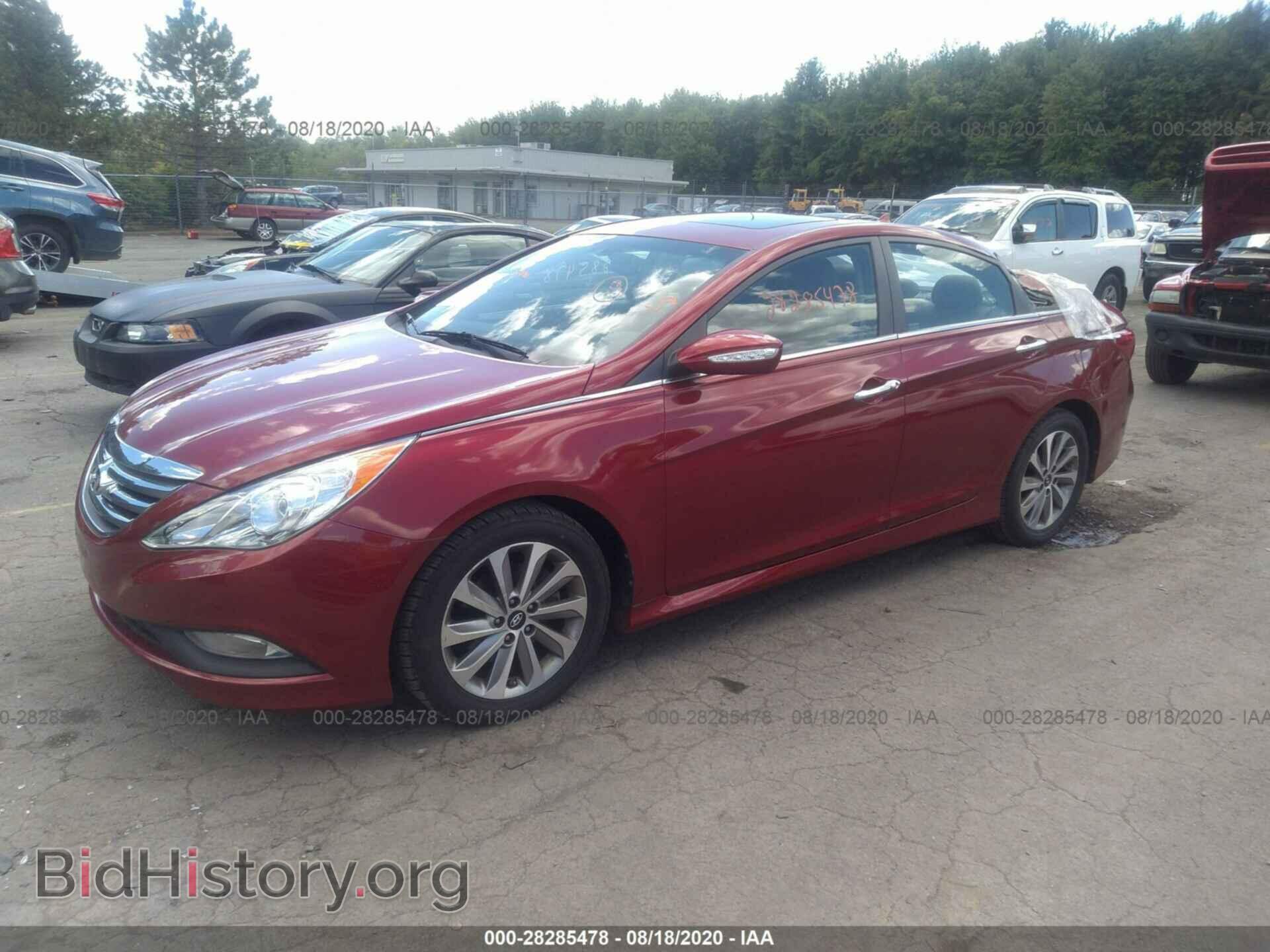 2014 HYUNDAI SONATA - VIN: 5NPEC4AB1EH875215 - Фото 2