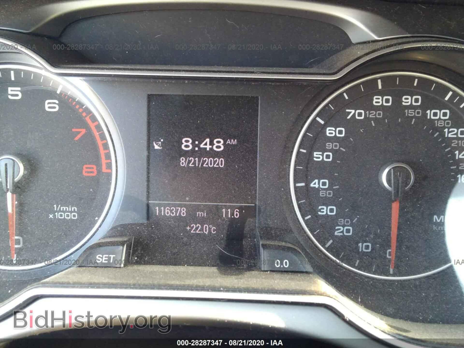 2013 AUDI A4 - VIN: WAUFFAFL5DN015826 - Фото 7