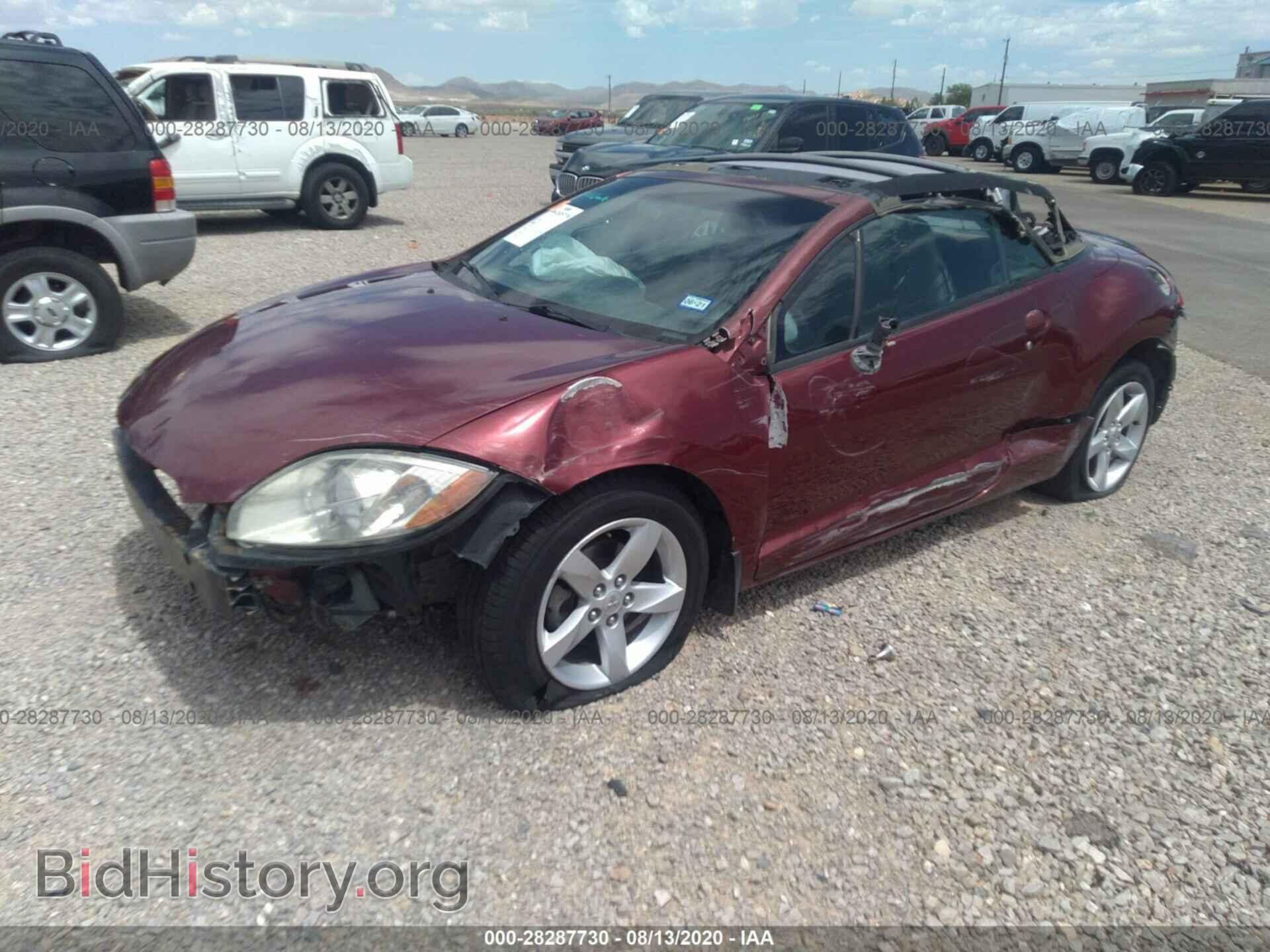 2007 MITSUBISHI ECLIPSE - VIN: 4A3AL35T57E033764 - Фото 2