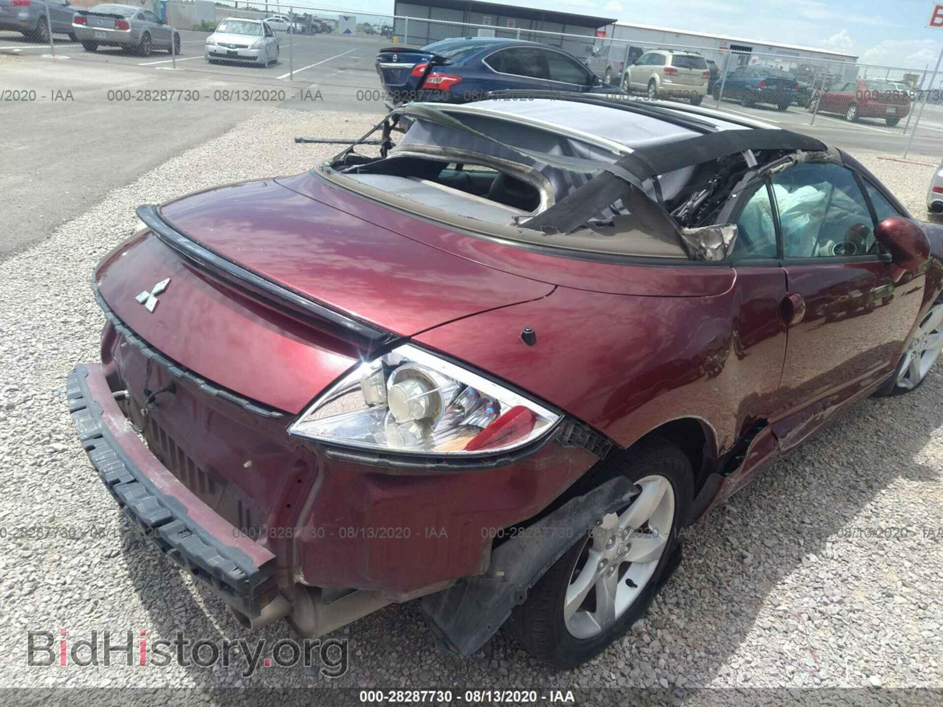 2007 MITSUBISHI ECLIPSE - VIN: 4A3AL35T57E033764 - Фото 6