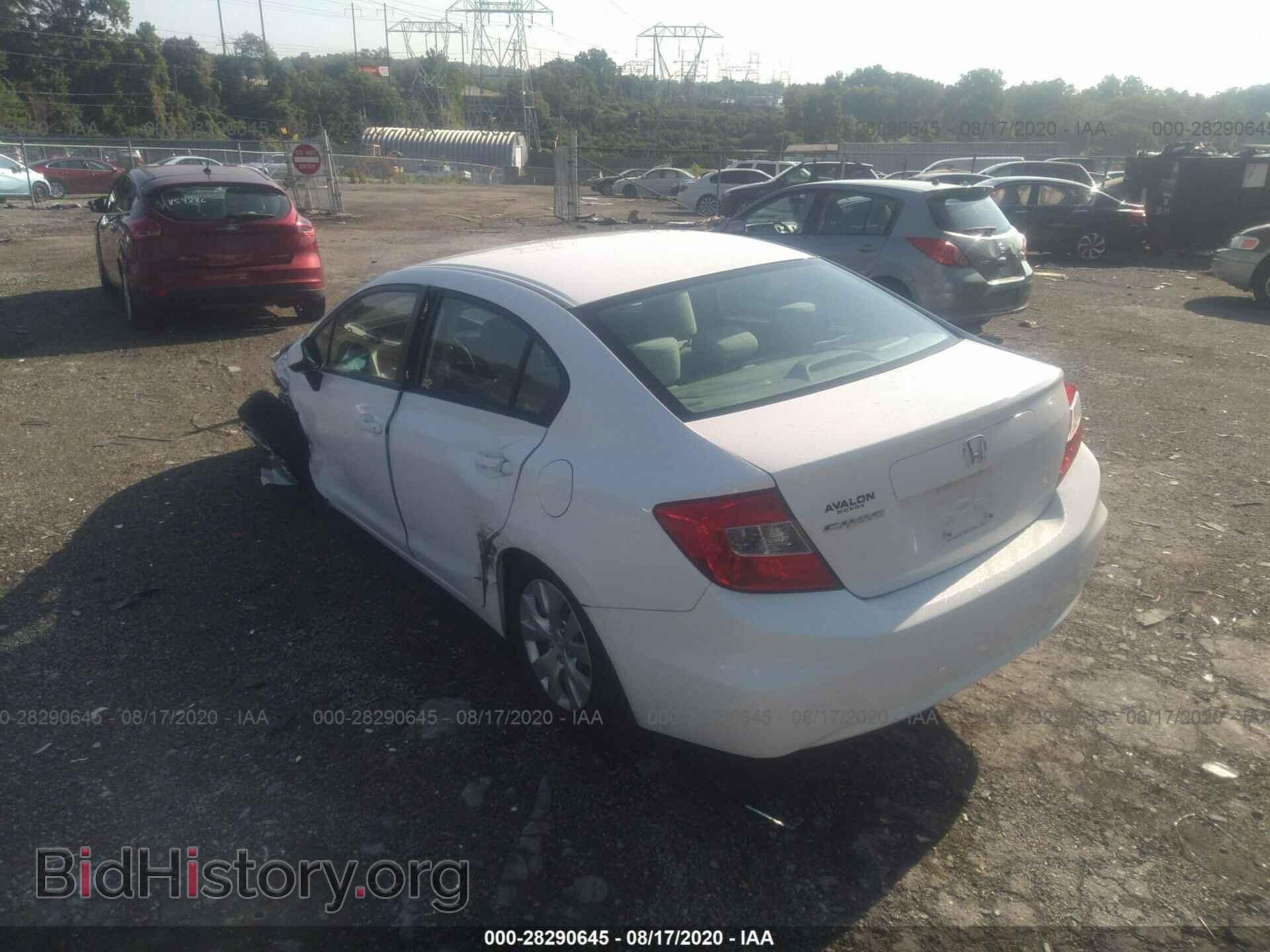 2012 HONDA CIVIC SDN - VIN: 2HGFB2F55CH587509 - Фото 3