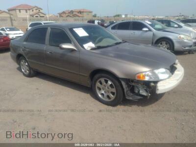 2001 Mazda 626 LX/ES, бежевый — VIN 1YVGF22C415247231, IAAI