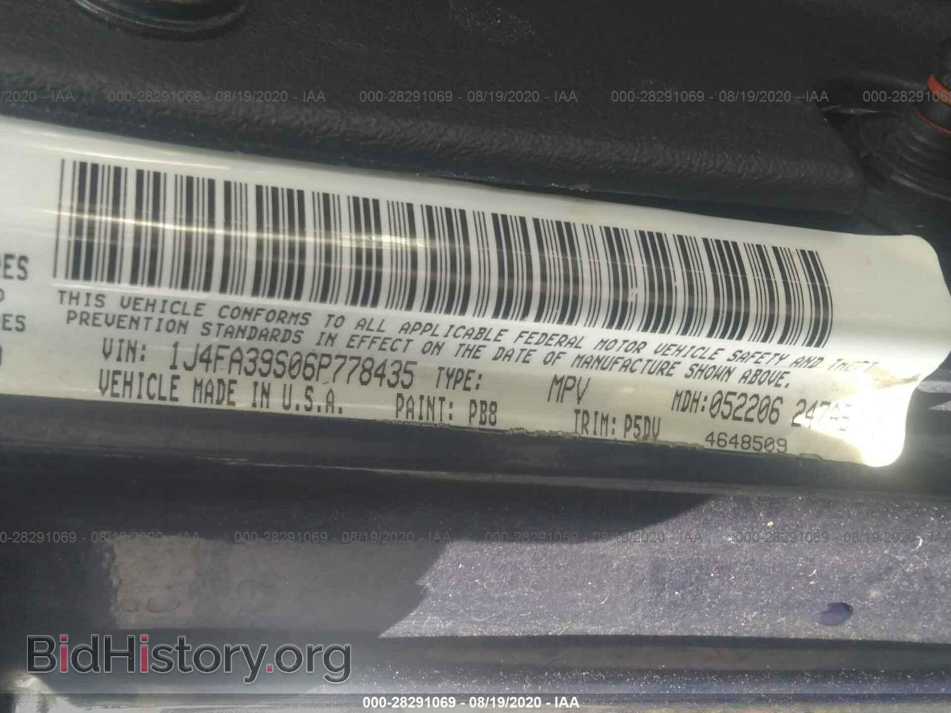 2006 JEEP WRANGLER - VIN: 1J4FA39S06P778435 - Фото 9
