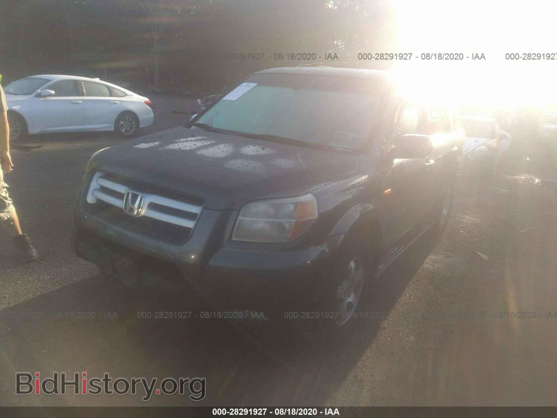 2006 HONDA PILOT - VIN: 2HKYF185X6H534772 - Фото 2