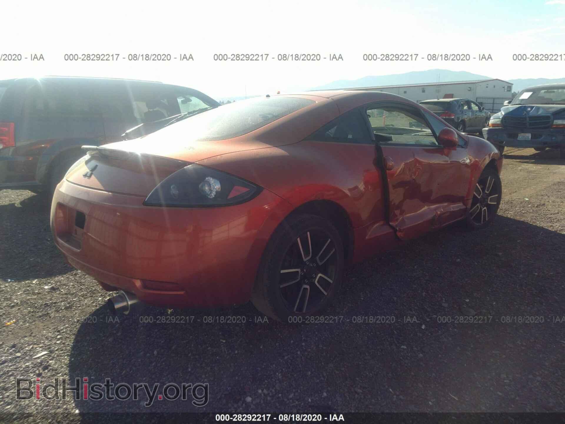 2006 MITSUBISHI ECLIPSE - VIN: 4A3AK34T56E052253 - Фото 4