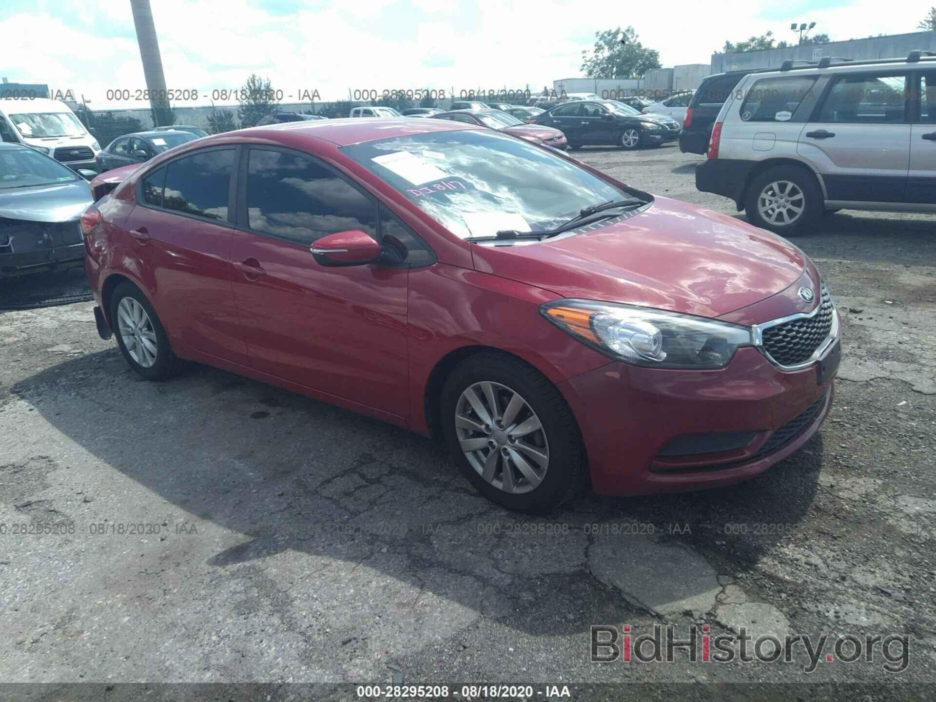 Photo KNAFX4A64G5597065 - KIA FORTE 2016