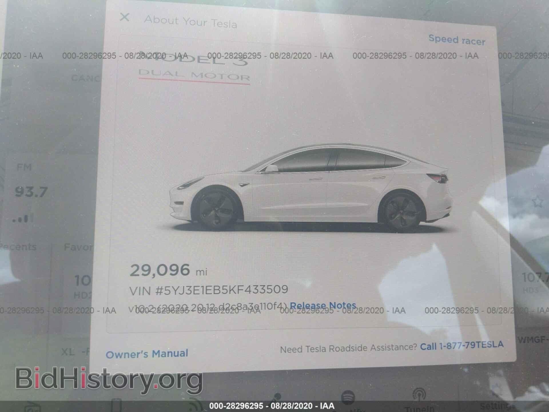 2019 TESLA MODEL 3 - VIN: 5YJ3E1EB5KF433509 - Photo 7