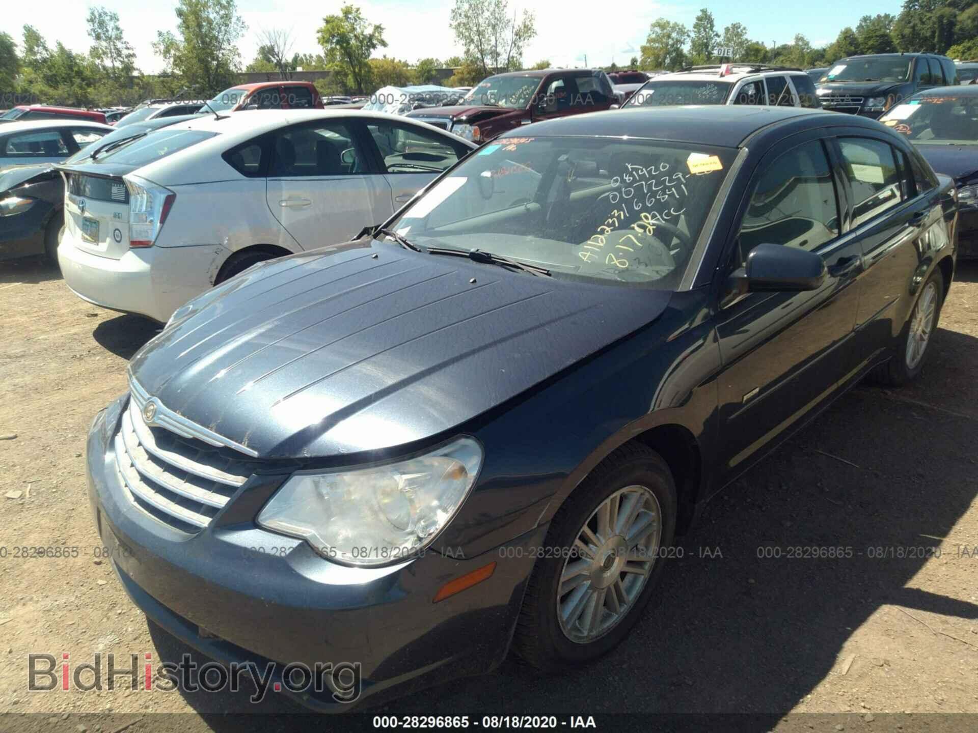 2008 CHRYSLER SEBRING - VIN: 1C3LC56K08N166841 - Фото 2