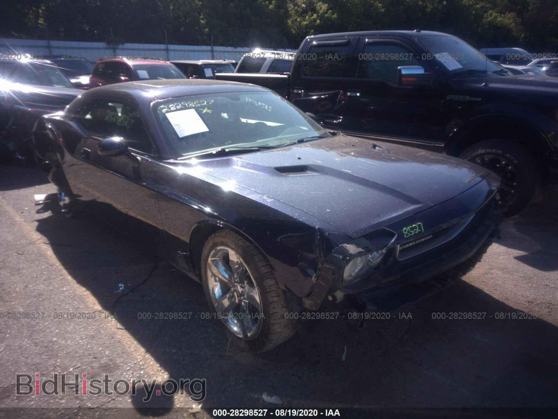 Фотография 2C3CDYAG2CH291147 - DODGE CHALLENGER 2012
