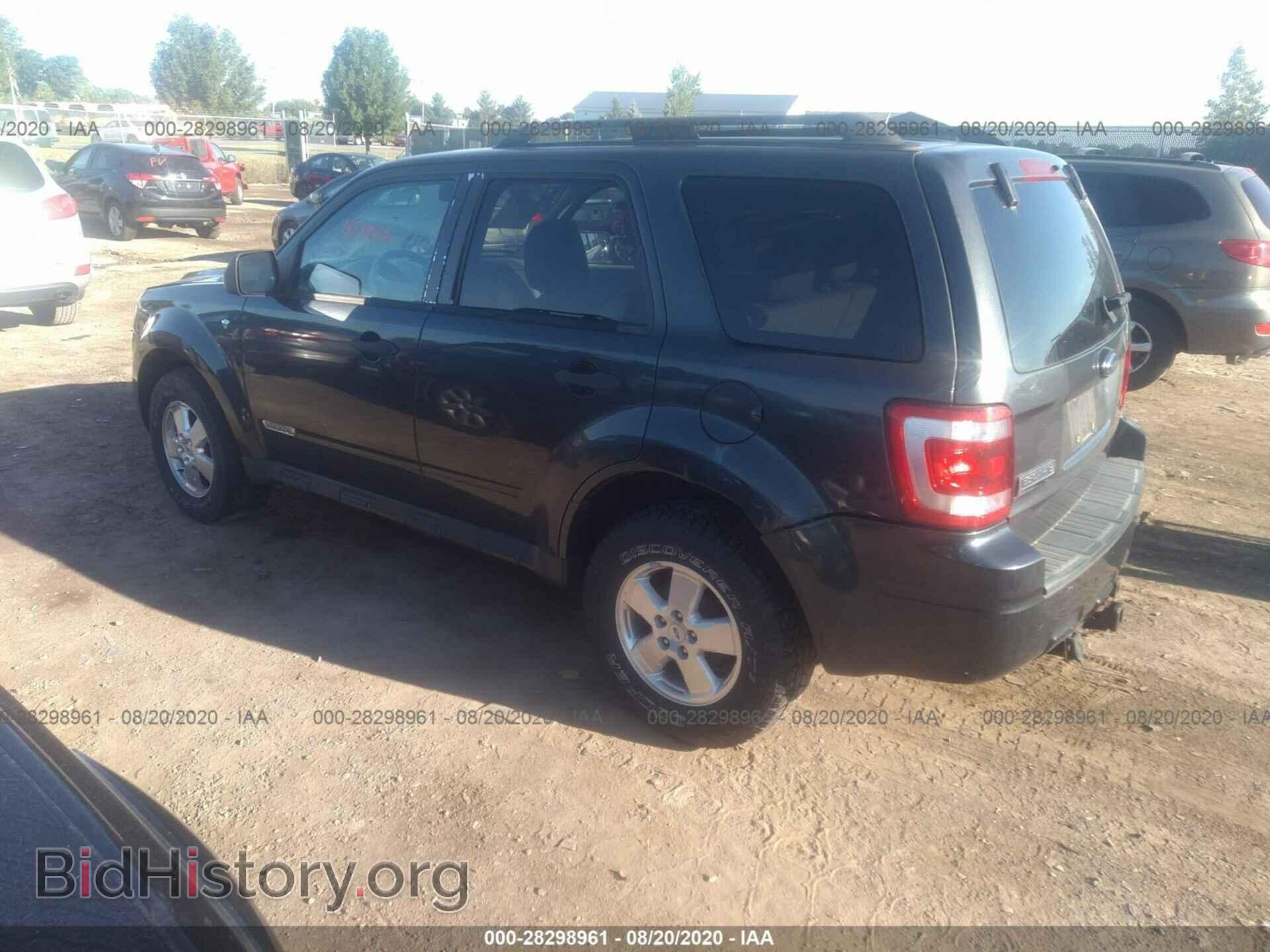 2008 FORD ESCAPE - VIN: 1FMCU93158KA28866 - Фото 3