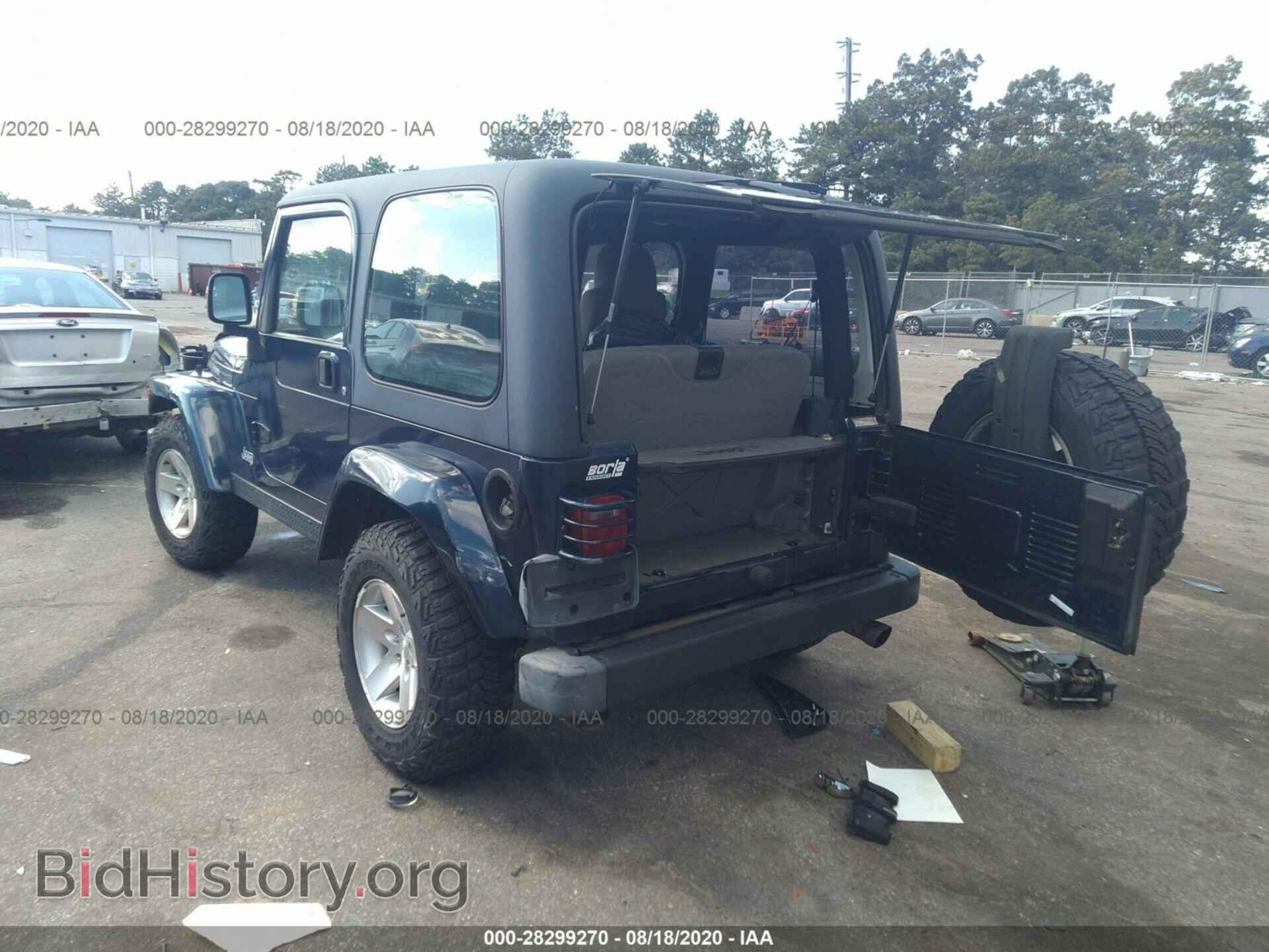 2003 JEEP WRANGLER - VIN: 1J4FA69S93P363448 - Фото 3