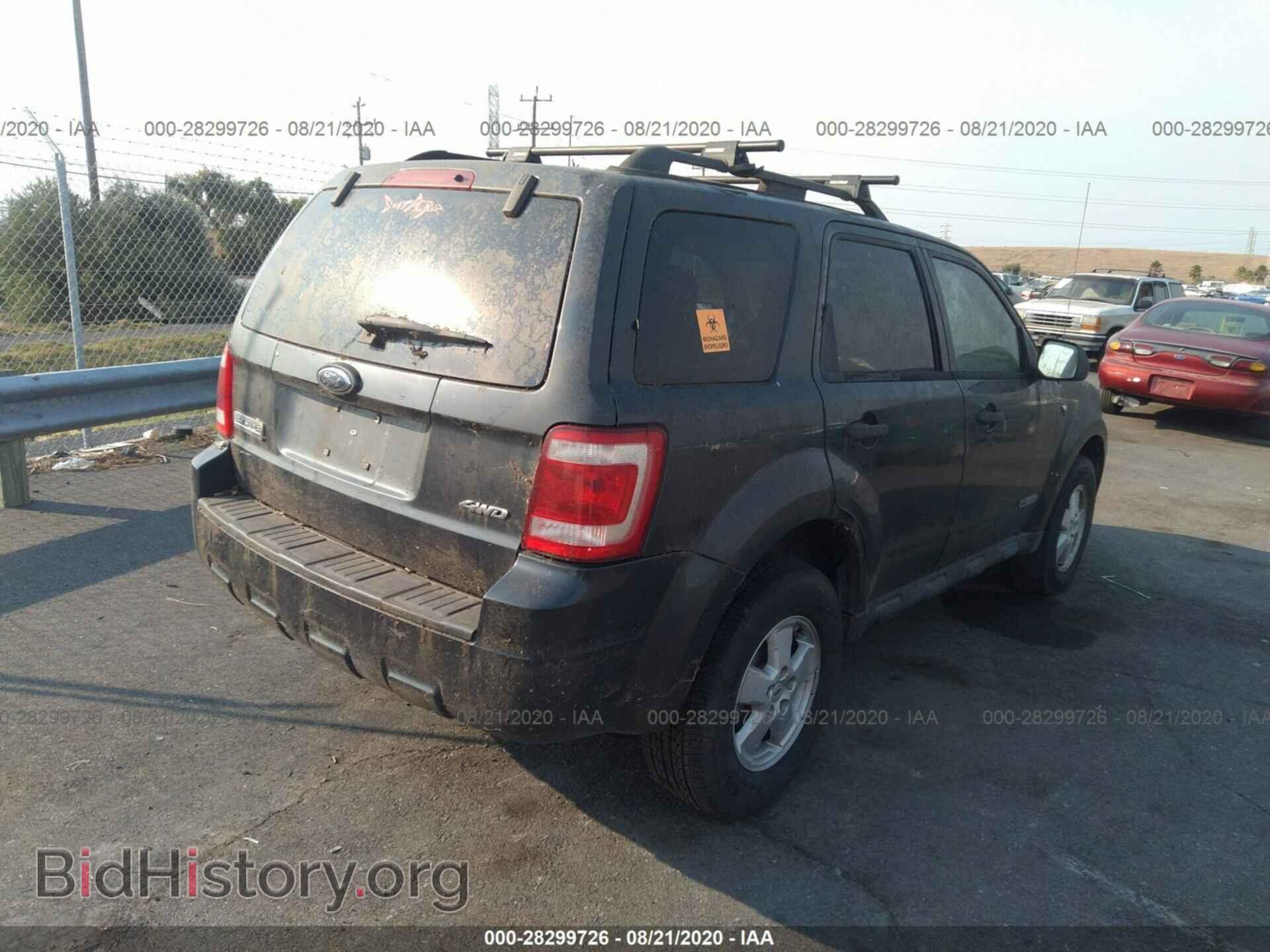 2008 FORD ESCAPE - VIN: 1FMCU93158KD30772 - Photo 4