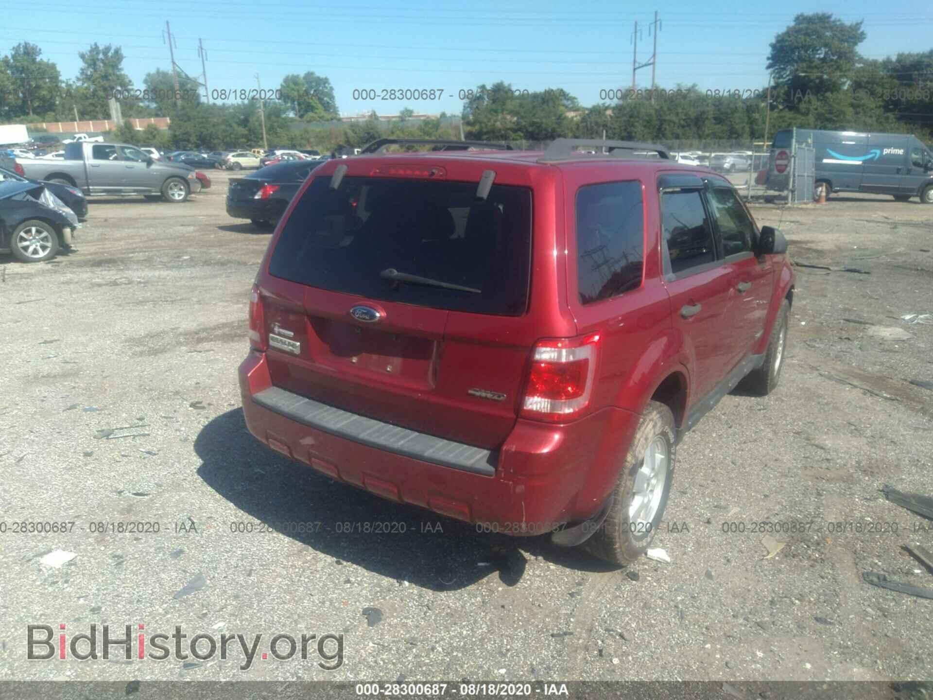 2008 FORD ESCAPE - VIN: 1FMCU93118KA47057 - Фото 4