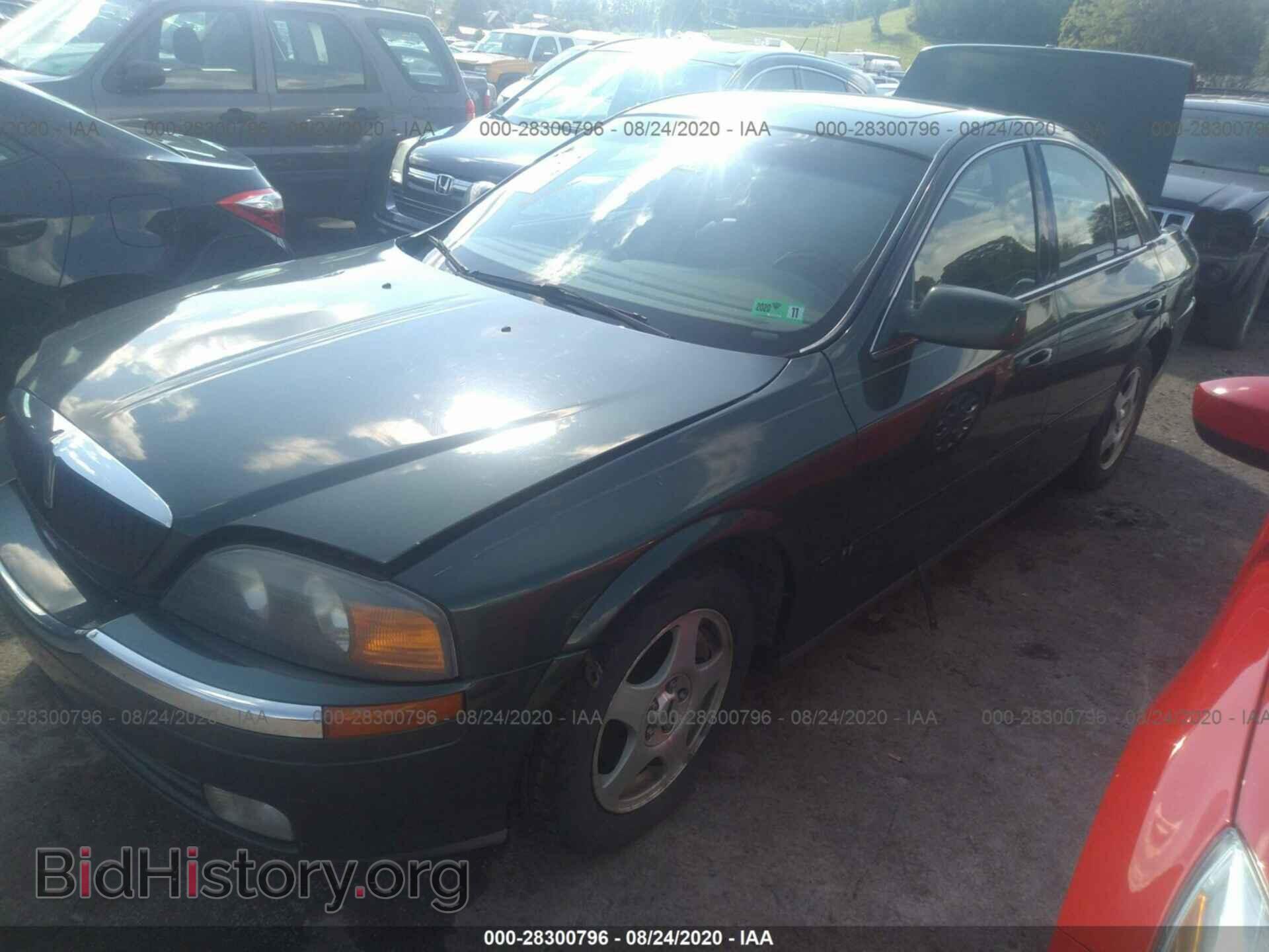 2001 LINCOLN LS - VIN: 1LNHM86SX1Y646563 - Фото 2
